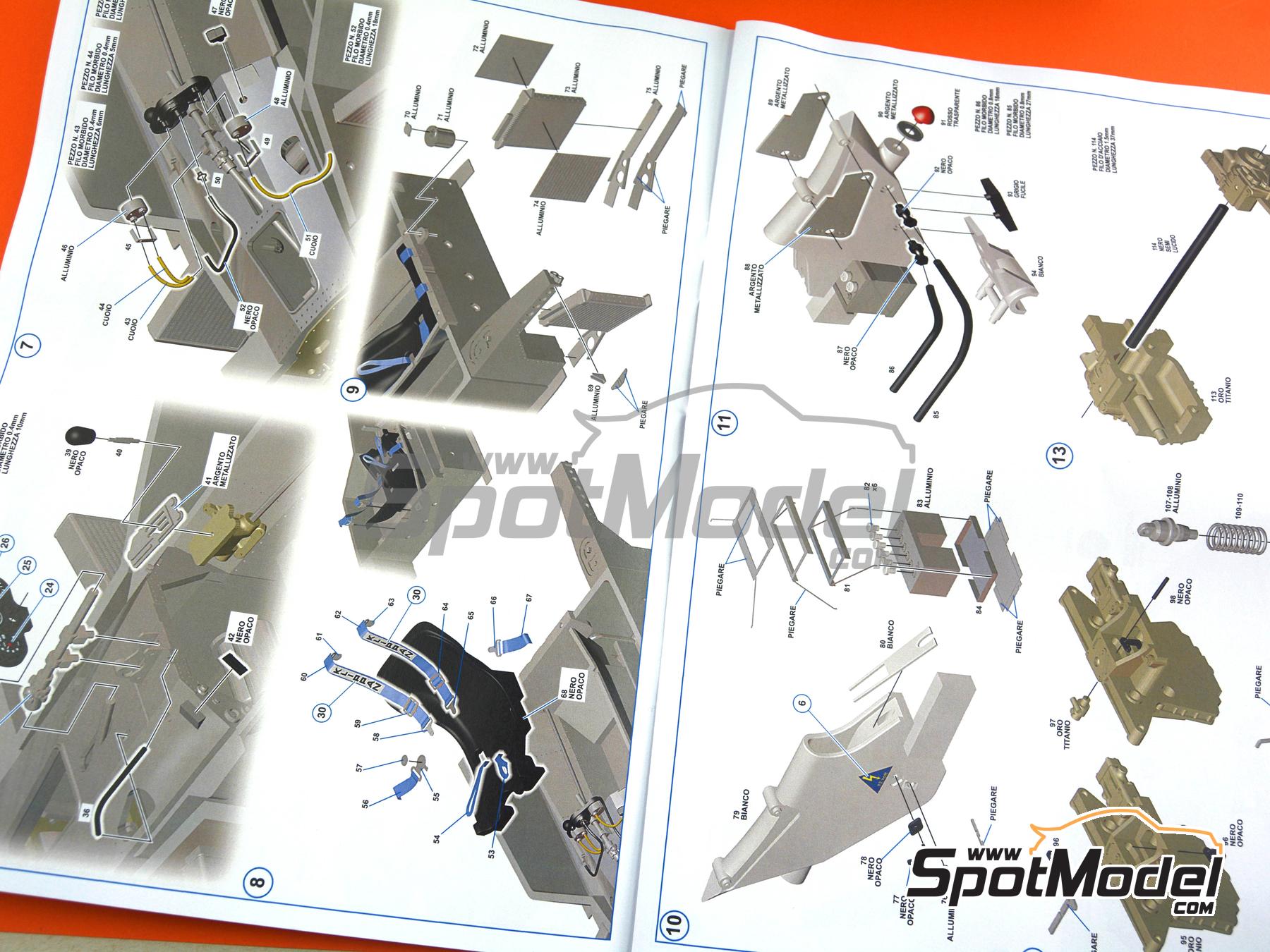 Image 23: Ferrari 312T Equipo Scuderia Ferrari - Gran Premio de F&oacute;rmula 1 de Italia 1975 | Maqueta de coche en escala&nbsp;1/24 fabricado por Tameo Kits (ref.&nbsp;TLK005)