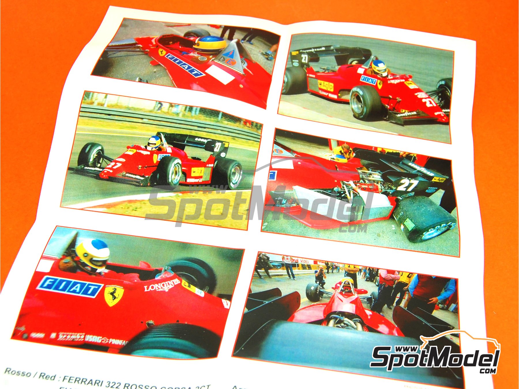 Image 4: Ferrari 126C4 Equipo Scuderia Ferrari patrocinado por Fiat Agip - Gran Premio de Fórmula 1 de Belgica 1984 | Maqueta de coche en escala 1/43 fabricado por Tameo Kits (ref. TMK011)