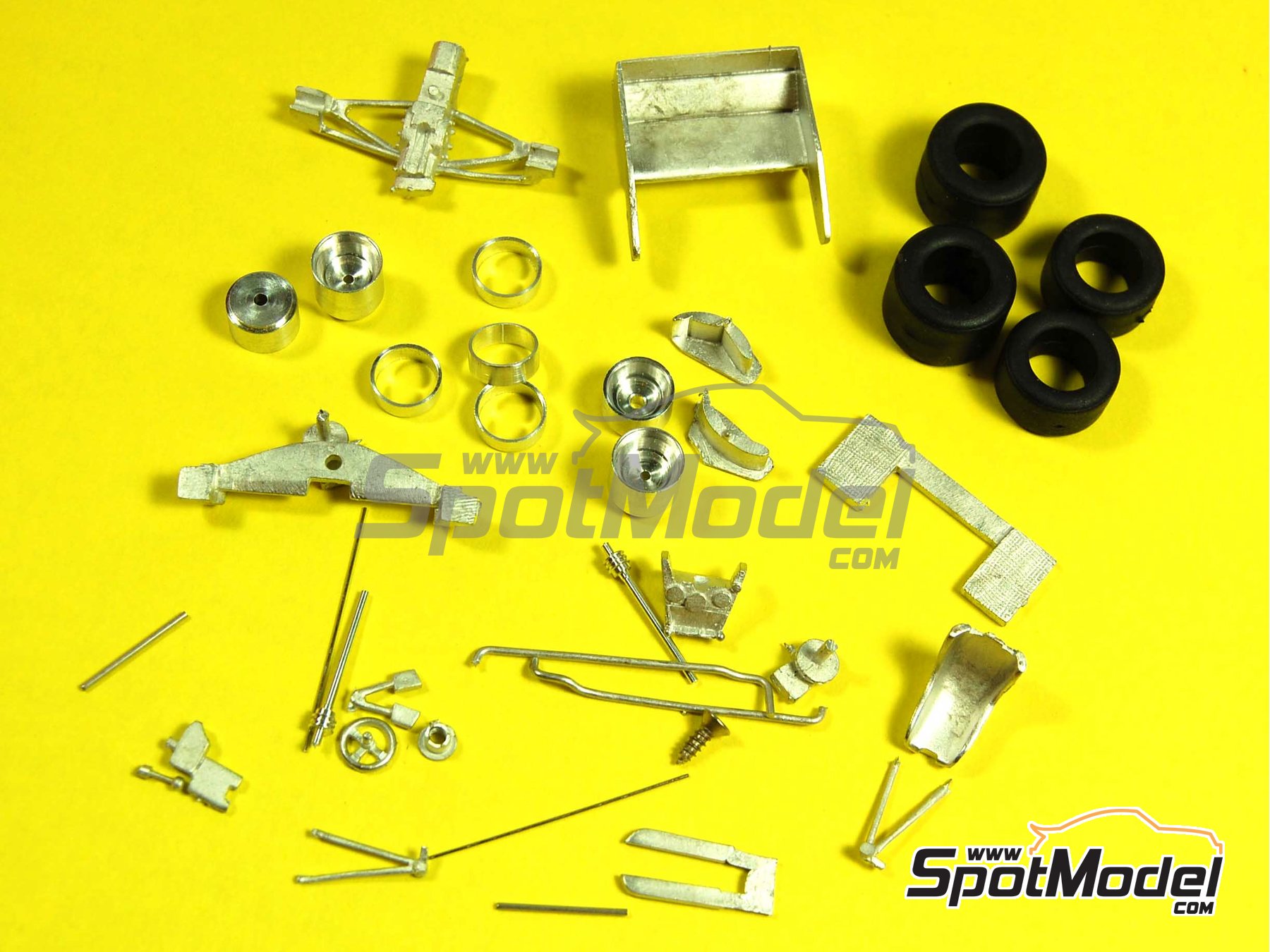 Image 9: Brabham BMW BT53 Brabham Racing Organisation Team sponsored by Parmalat - USA - United States of America Formula 1 Grand Prix 1984 | Car scale model kit in 1/43 scale manufactured by Tameo Kits (ref.&nbsp;TMK013)