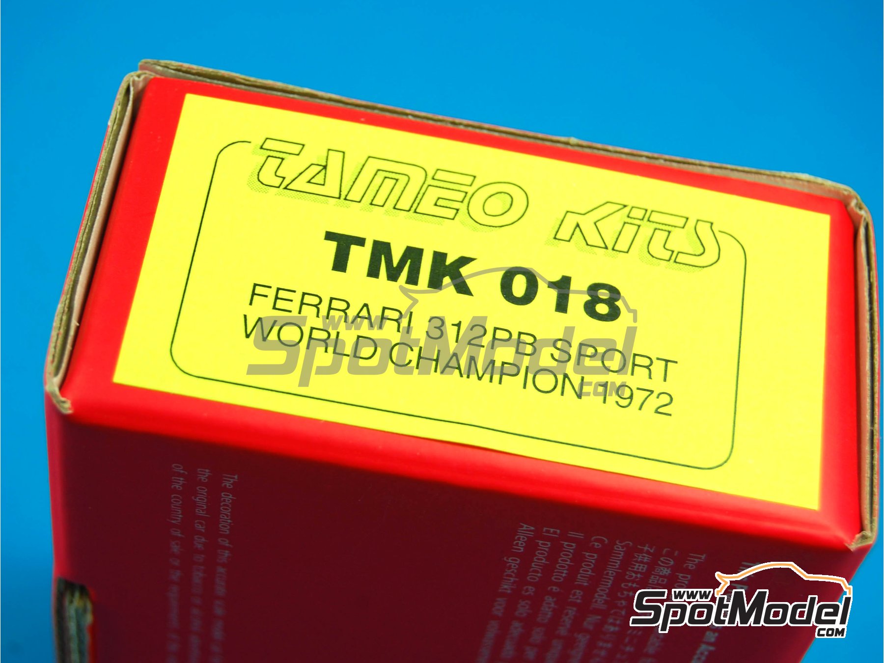 Image 1: Ferrari 312PB Sport - 1000 kil&oacute;metros de Buenos Aires, 1000 Kil&oacute;metros de Monza 1972 | Maqueta de coche en escala&nbsp;1/43 fabricado por Tameo Kits (ref.&nbsp;TMK018)