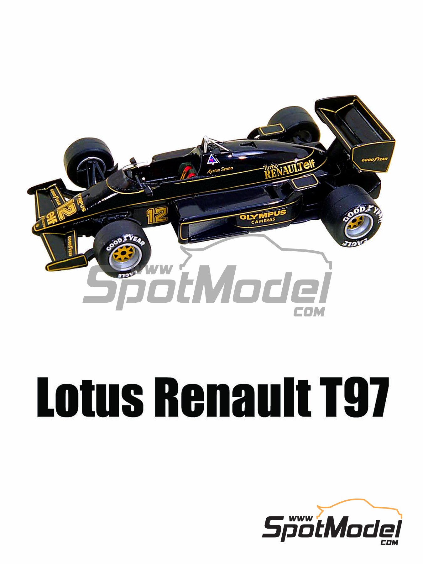 Lotus Renault 97T Ayrton Senna 1985 1/43 