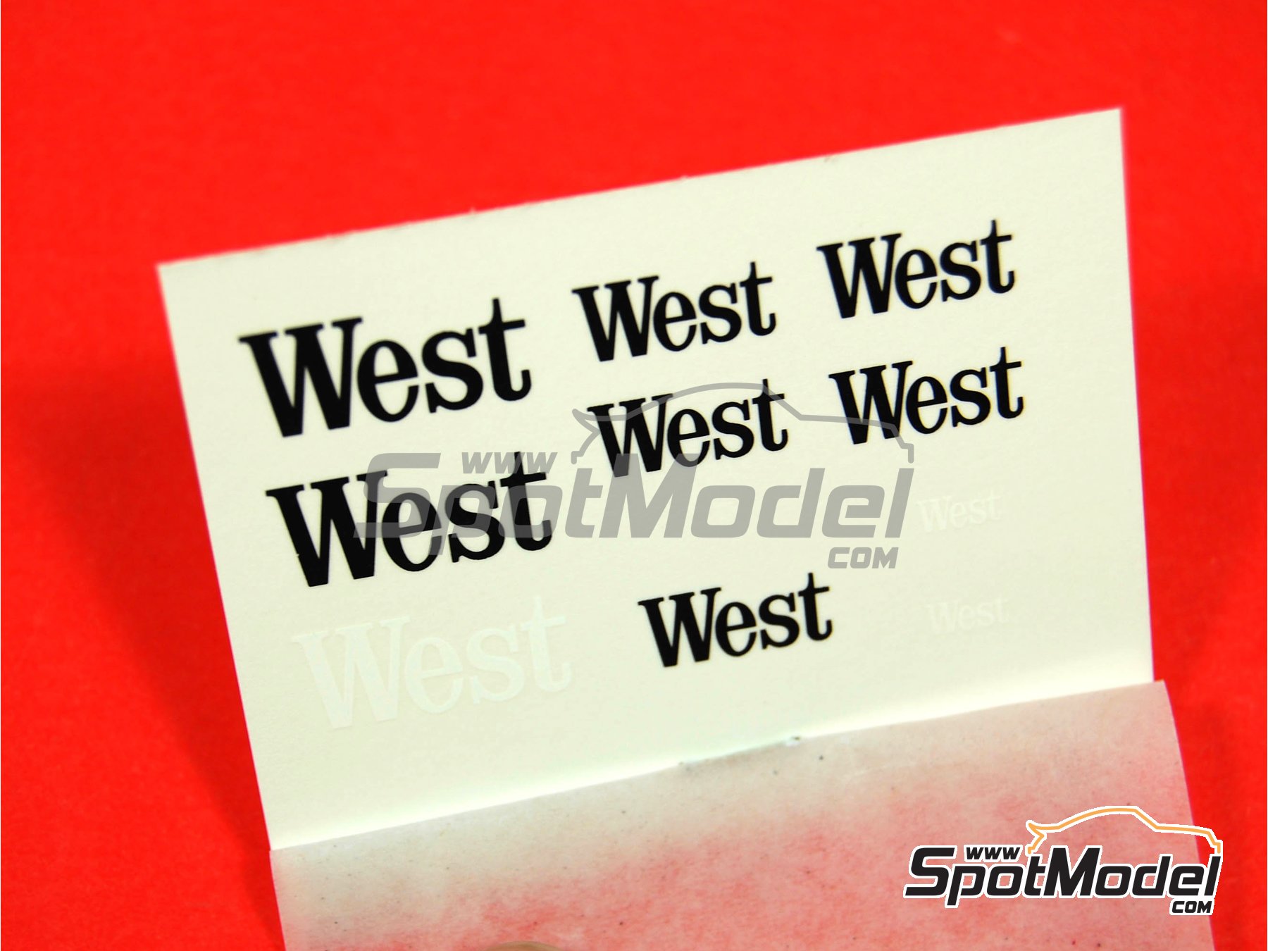 Image 3: Zakspeed ZAK1 patrocinado por West - Gran Premio de Formula 1 de M&oacute;naco 1985 | Maqueta de coche en escala&nbsp;1/43 fabricado por Tameo Kits (ref.&nbsp;TMK024)