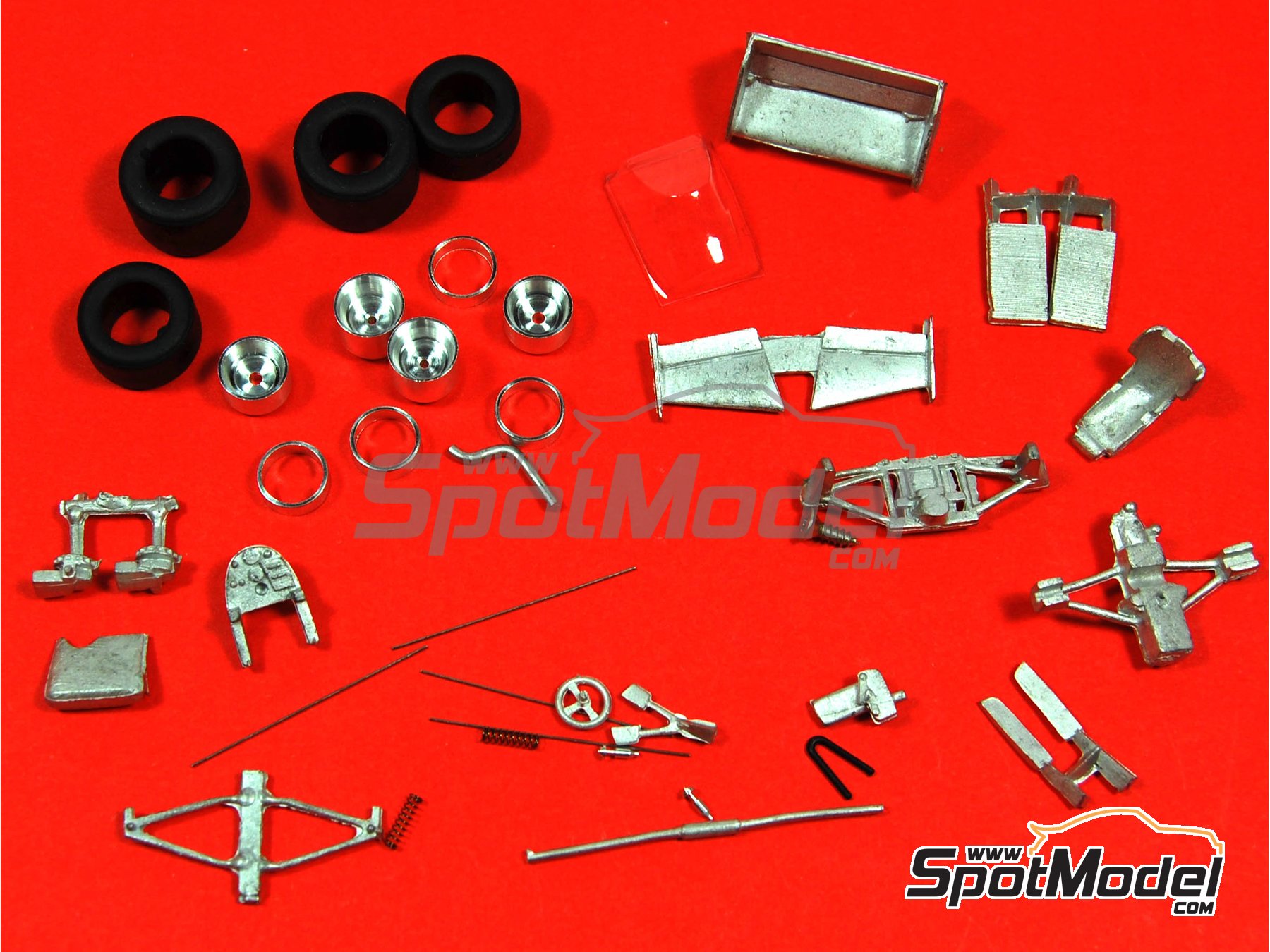 Image 6: Zakspeed ZAK1 patrocinado por West - Gran Premio de Formula 1 de M&oacute;naco 1985 | Maqueta de coche en escala&nbsp;1/43 fabricado por Tameo Kits (ref.&nbsp;TMK024)