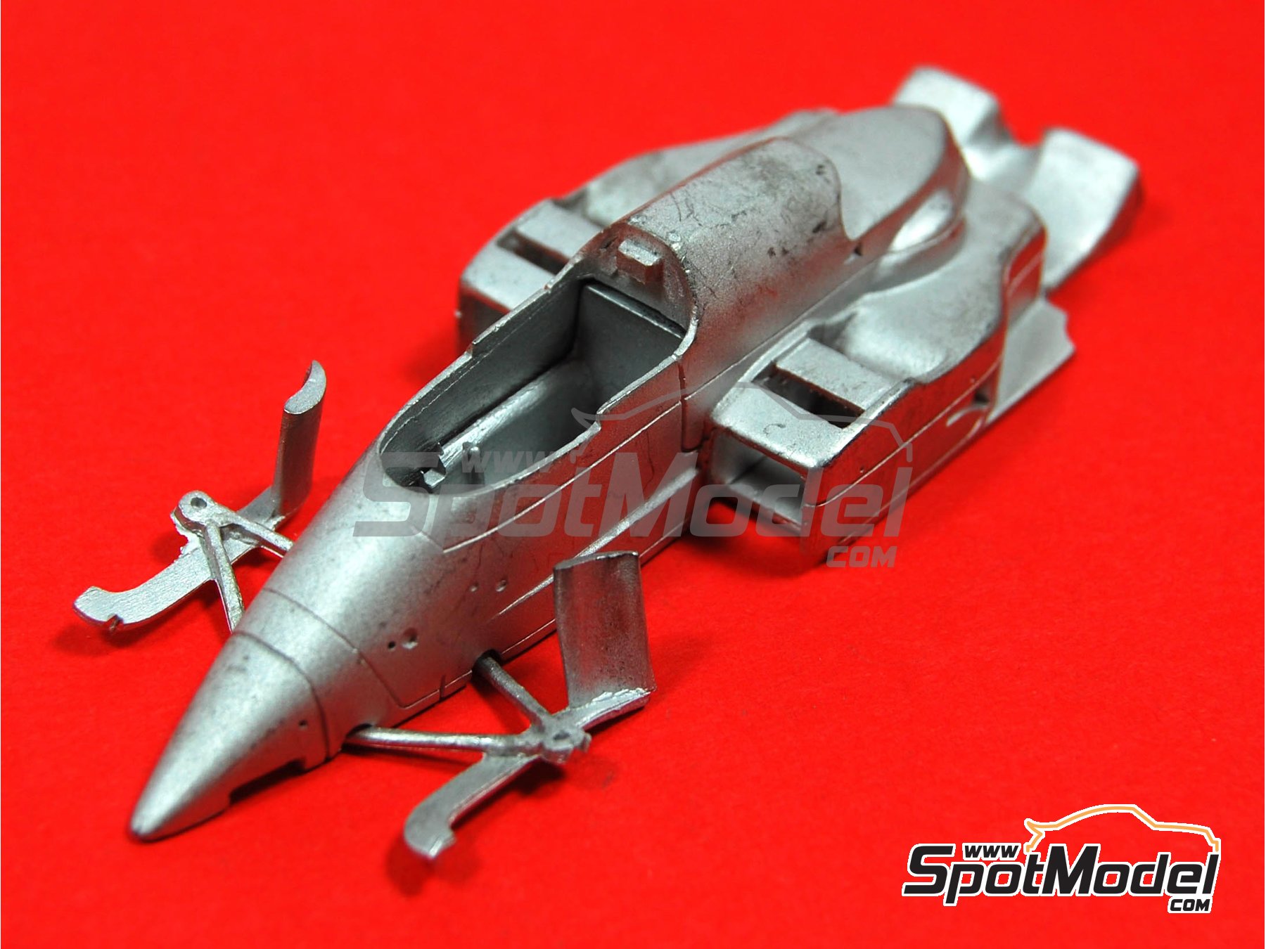 Image 9: Zakspeed ZAK1 patrocinado por West - Gran Premio de Formula 1 de M&oacute;naco 1985 | Maqueta de coche en escala&nbsp;1/43 fabricado por Tameo Kits (ref.&nbsp;TMK024)