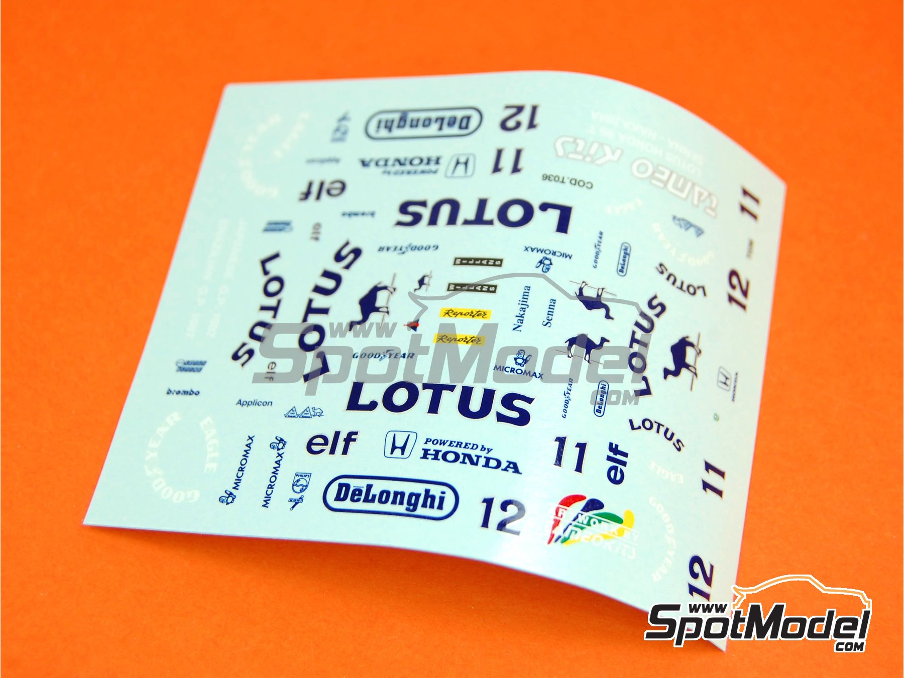 Tameo Kits TMK053: Car scale model kit 1/43 scale - Lotus Honda 