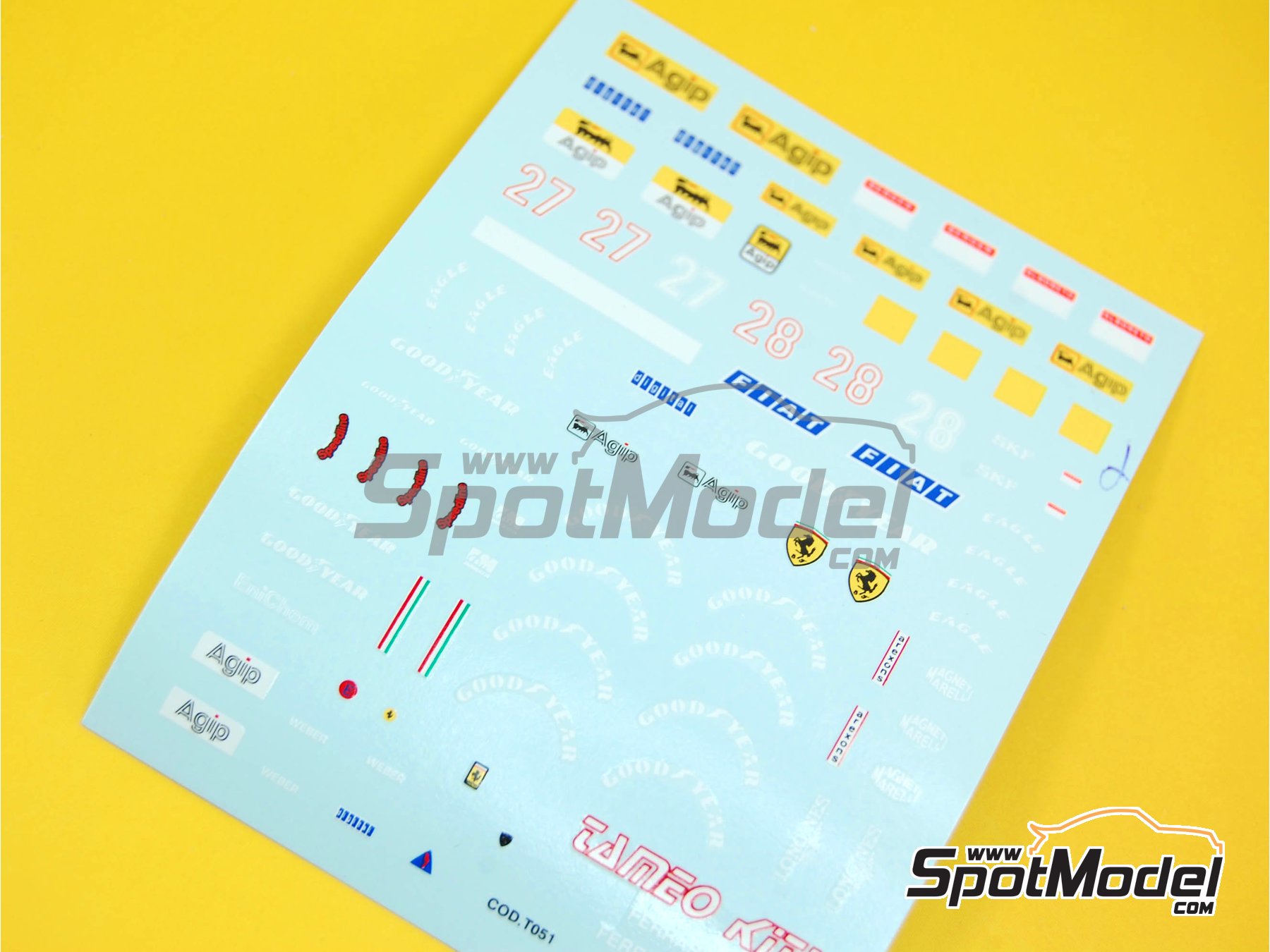 Image 6: Ferrari F1/89 640 Scuderia Ferrari Team sponsored by Marlboro - Press version 1988 | Car scale model kit in 1/43 scale manufactured by Tameo Kits (ref.&nbsp;TMK081)