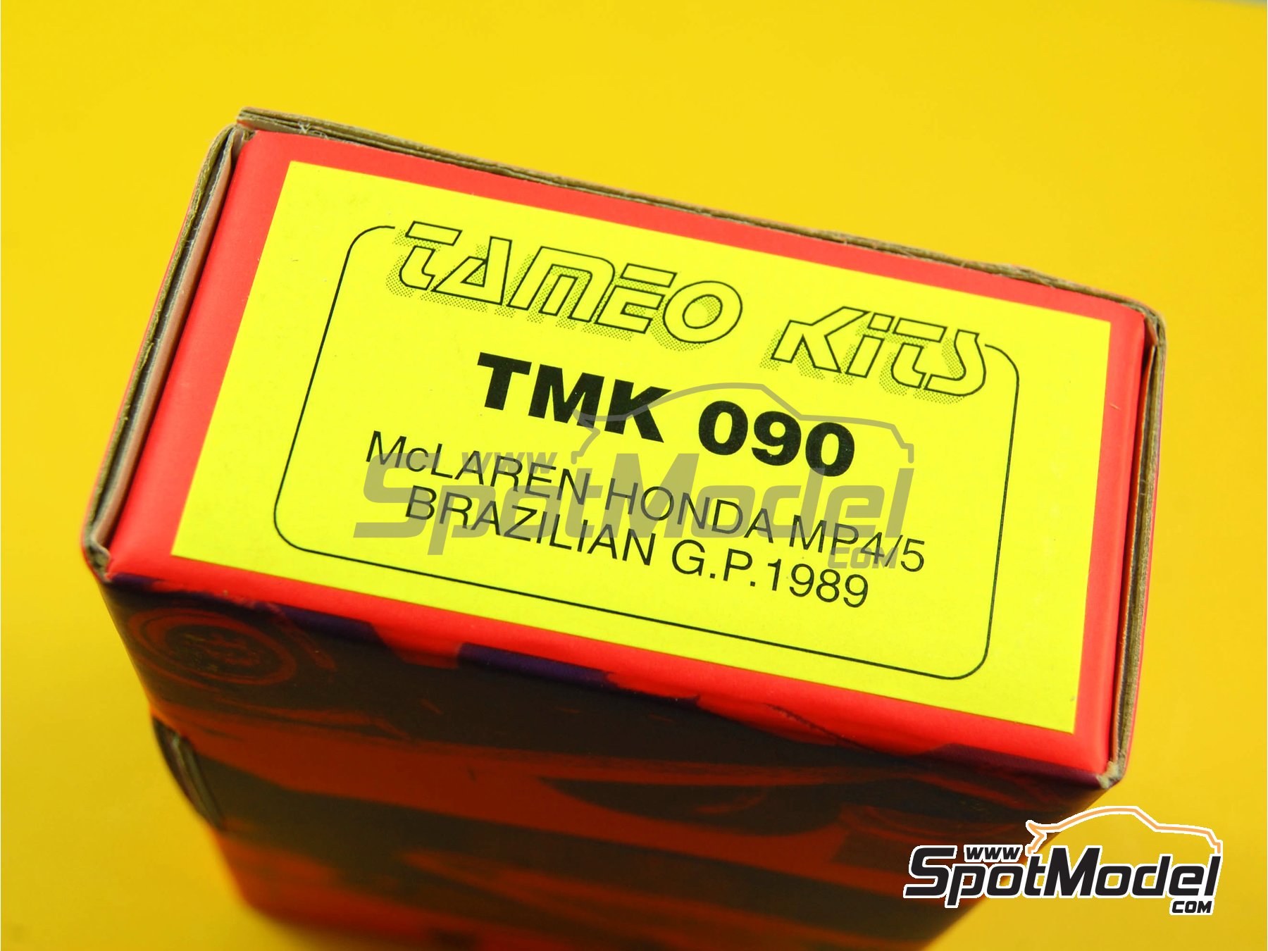 Image 1: McLaren Honda MP4/5 Equipo McLaren Racing Limited patrocinado por Marlboro - Gran Premio de F&oacute;rmula 1 de Brasil 1989 | Maqueta de coche en escala&nbsp;1/43 fabricado por Tameo Kits (ref.&nbsp;TMK090)