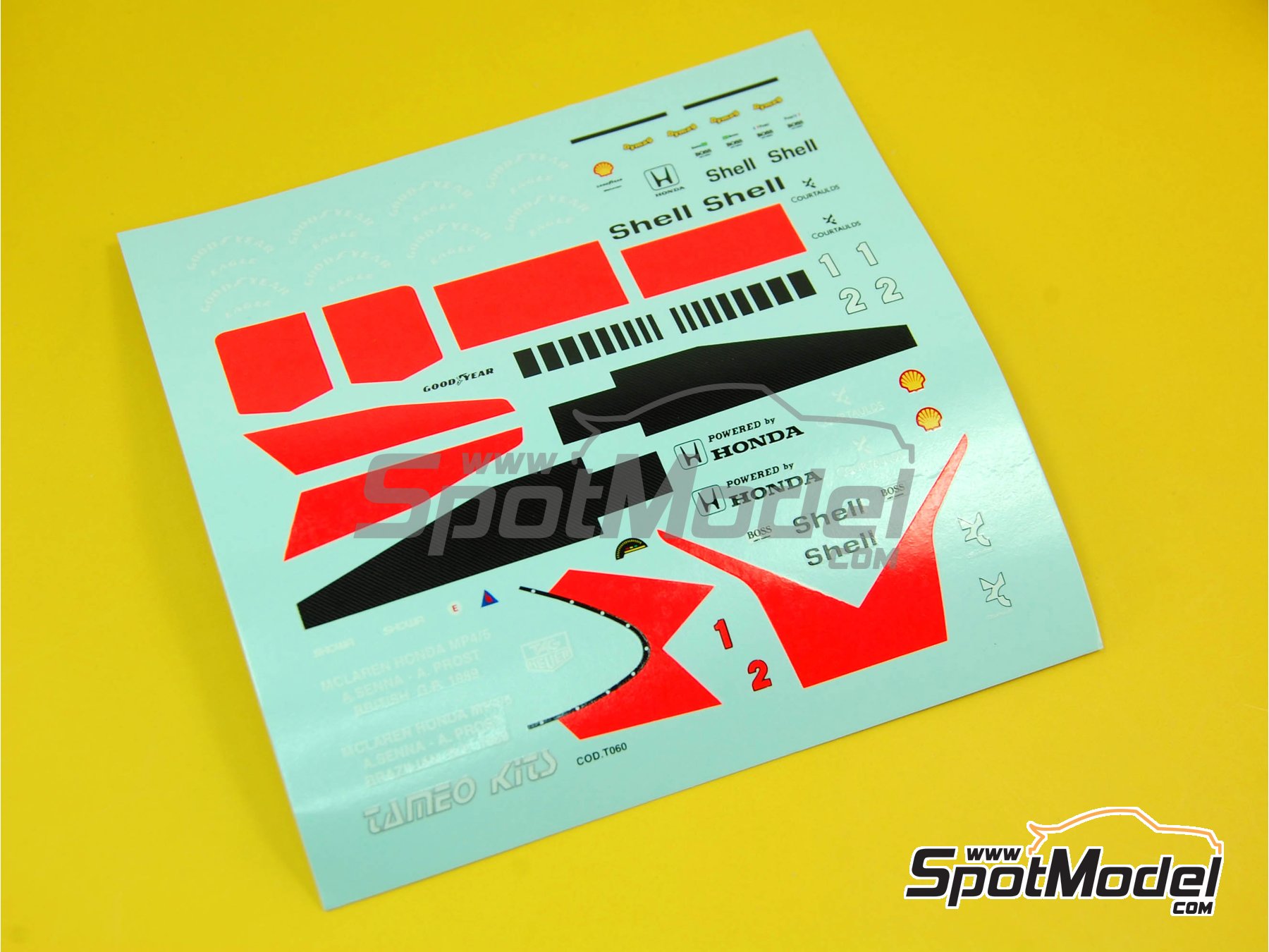 Image 8: McLaren Honda MP4/5 Equipo McLaren Racing Limited patrocinado por Marlboro - Gran Premio de F&oacute;rmula 1 de Brasil 1989 | Maqueta de coche en escala&nbsp;1/43 fabricado por Tameo Kits (ref.&nbsp;TMK090)