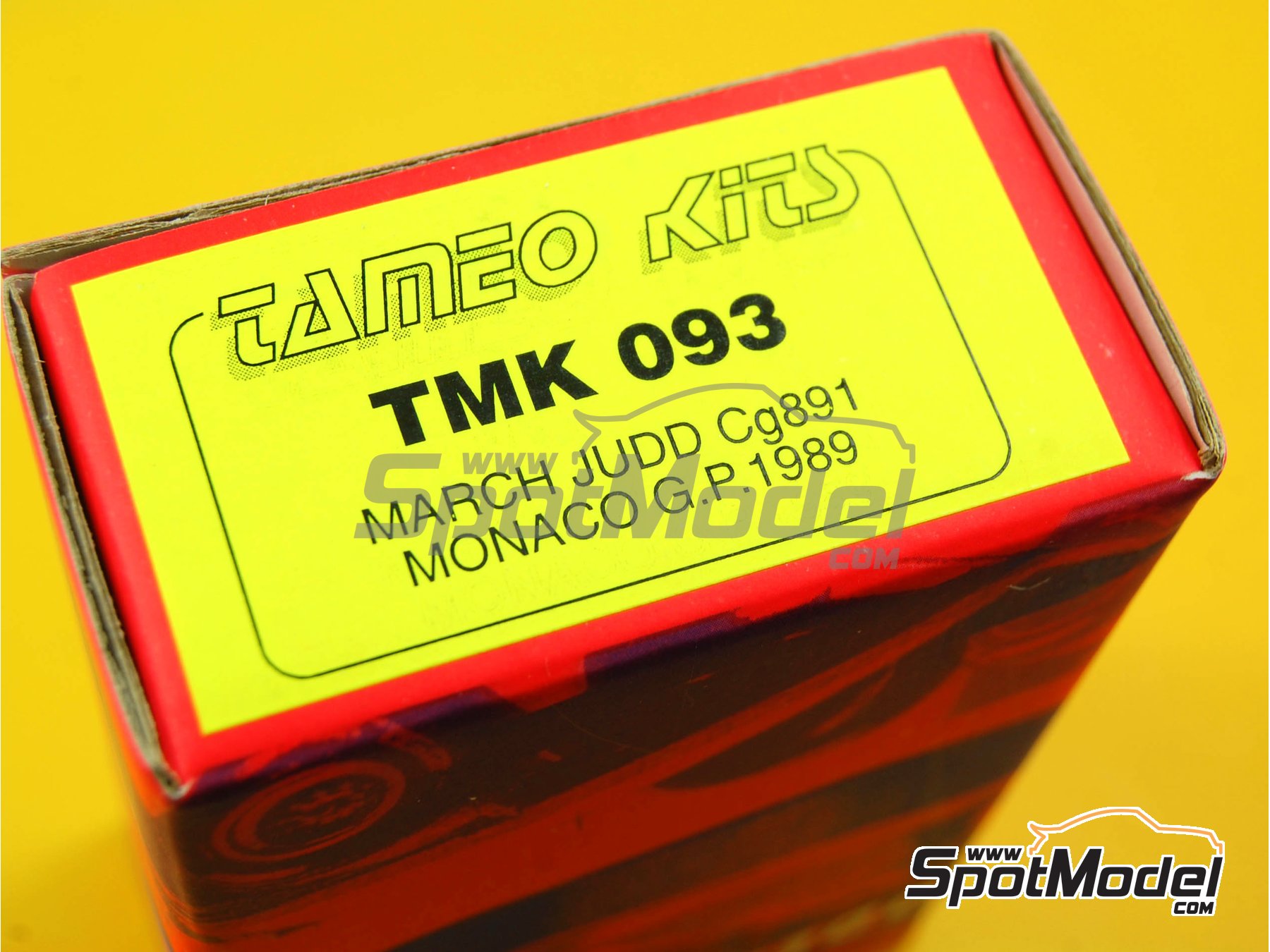 Image 1: March Judd Cg891 Equipo Leyton House Racing - Gran Premio de Formula 1 de M&oacute;naco 1989 | Maqueta de coche en escala&nbsp;1/43 fabricado por Tameo Kits (ref.&nbsp;TMK093)