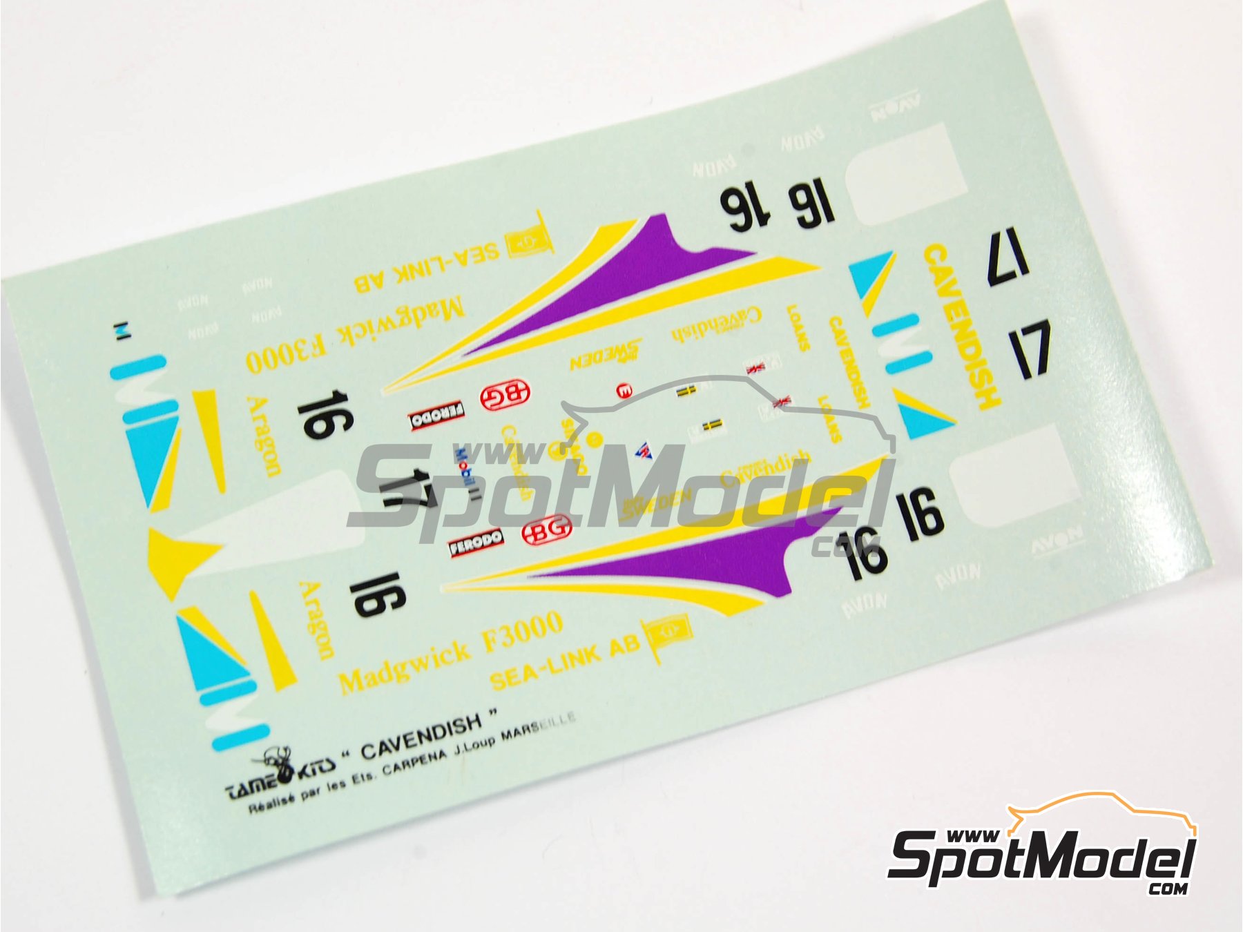 Miniature F1 Lauramodel LM011 - Reynard 89D Mugen - Jean Alesi Pergusa 1989 - 1/43
