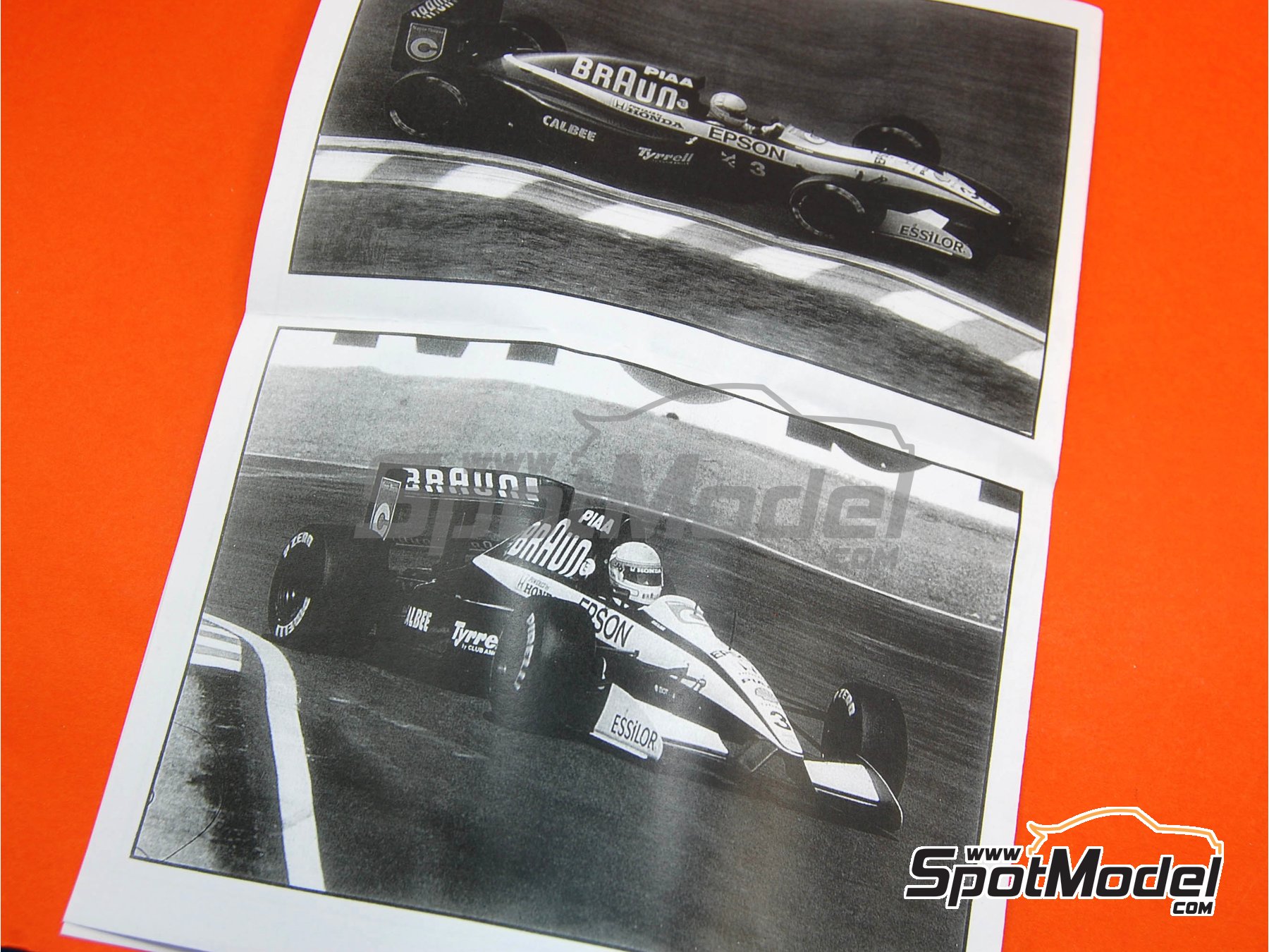 Image 2: Tyrrell Honda 020 Equipo Tyrrell Racing patrocinado por Braun Epson - Gran Premio de F&oacute;rmula 1 de Jap&oacute;n 1991 | Maqueta de coche en escala&nbsp;1/43 fabricado por Tameo Kits (ref.&nbsp;TMK151)