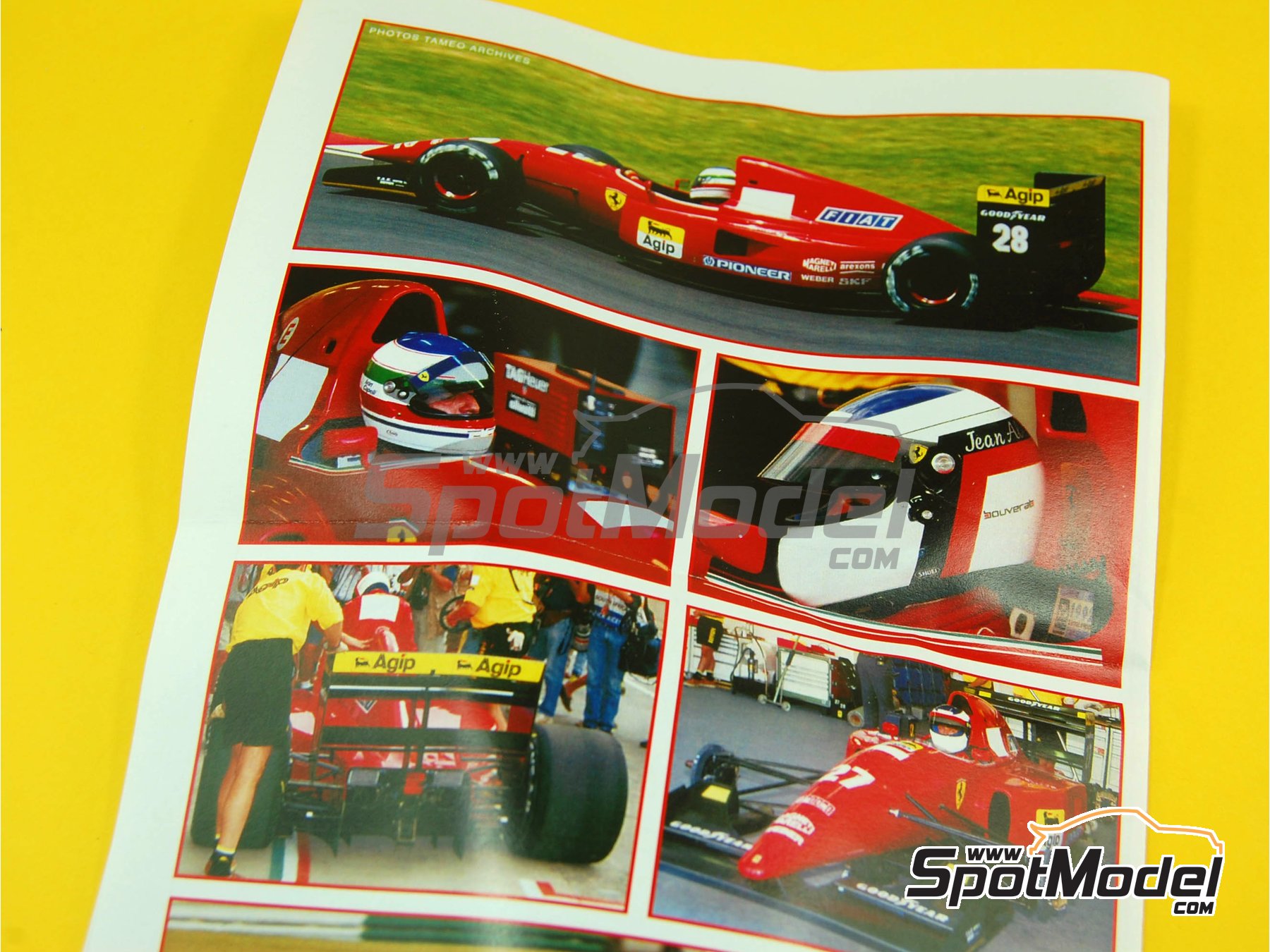 Image 3: Ferrari F92A Scuderia Ferrari Team sponsored by Marlboro - South African Formula 1 Grand Prix 1992 | Car scale model kit in 1/43 scale manufactured by Tameo Kits (ref.&nbsp;TMK152)