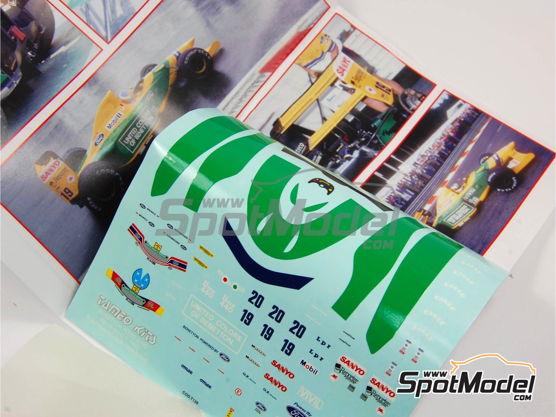 Model Kit Tamiya Benetton Ford Schumacher B192