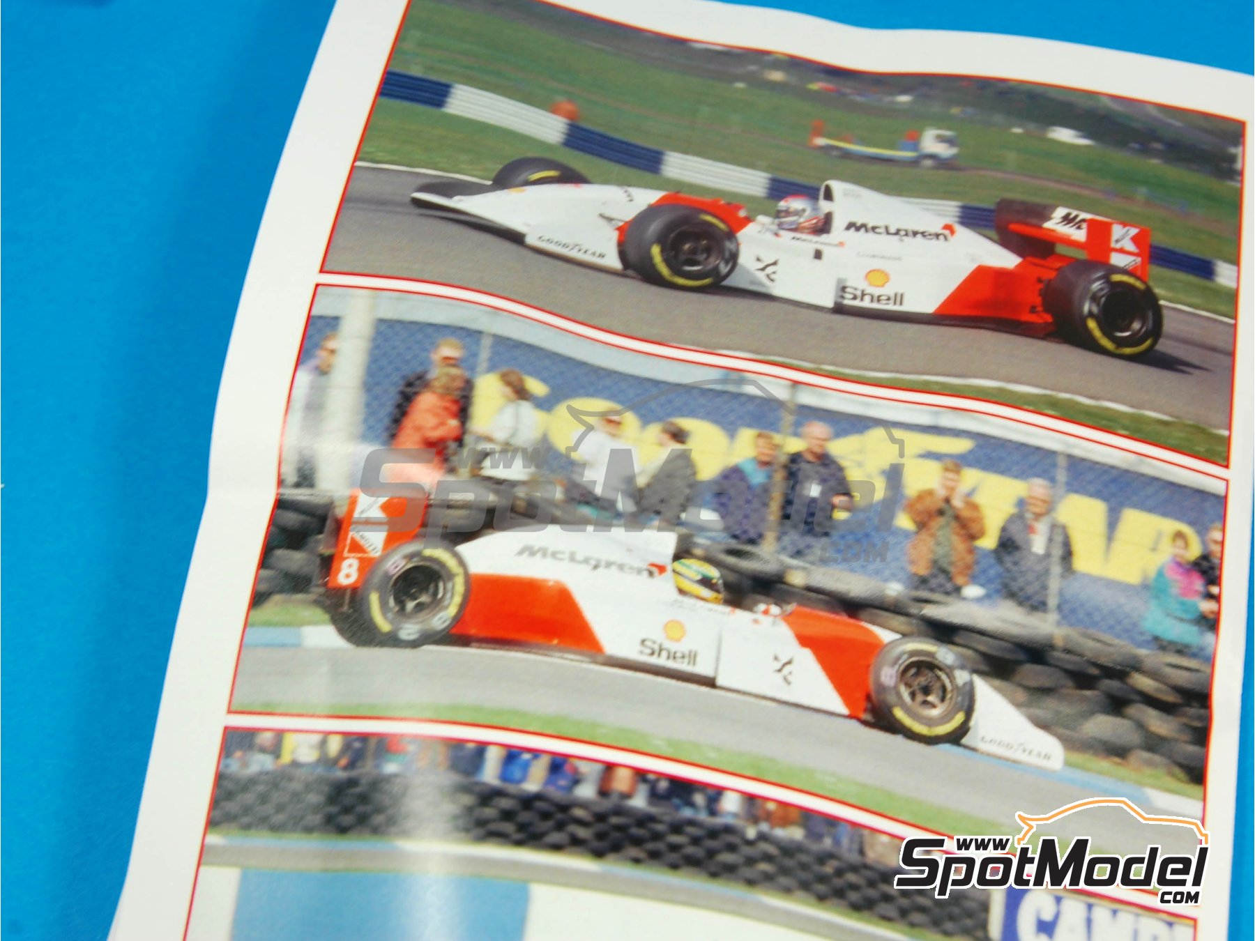 Image 2: McLaren Ford MP4/8 McLaren Racing Limited Team sponsored by Shell - European Formula 1 Grand Prix 1993 | Car scale model kit in 1/43 scale manufactured by Tameo Kits (ref.&nbsp;TMK166)