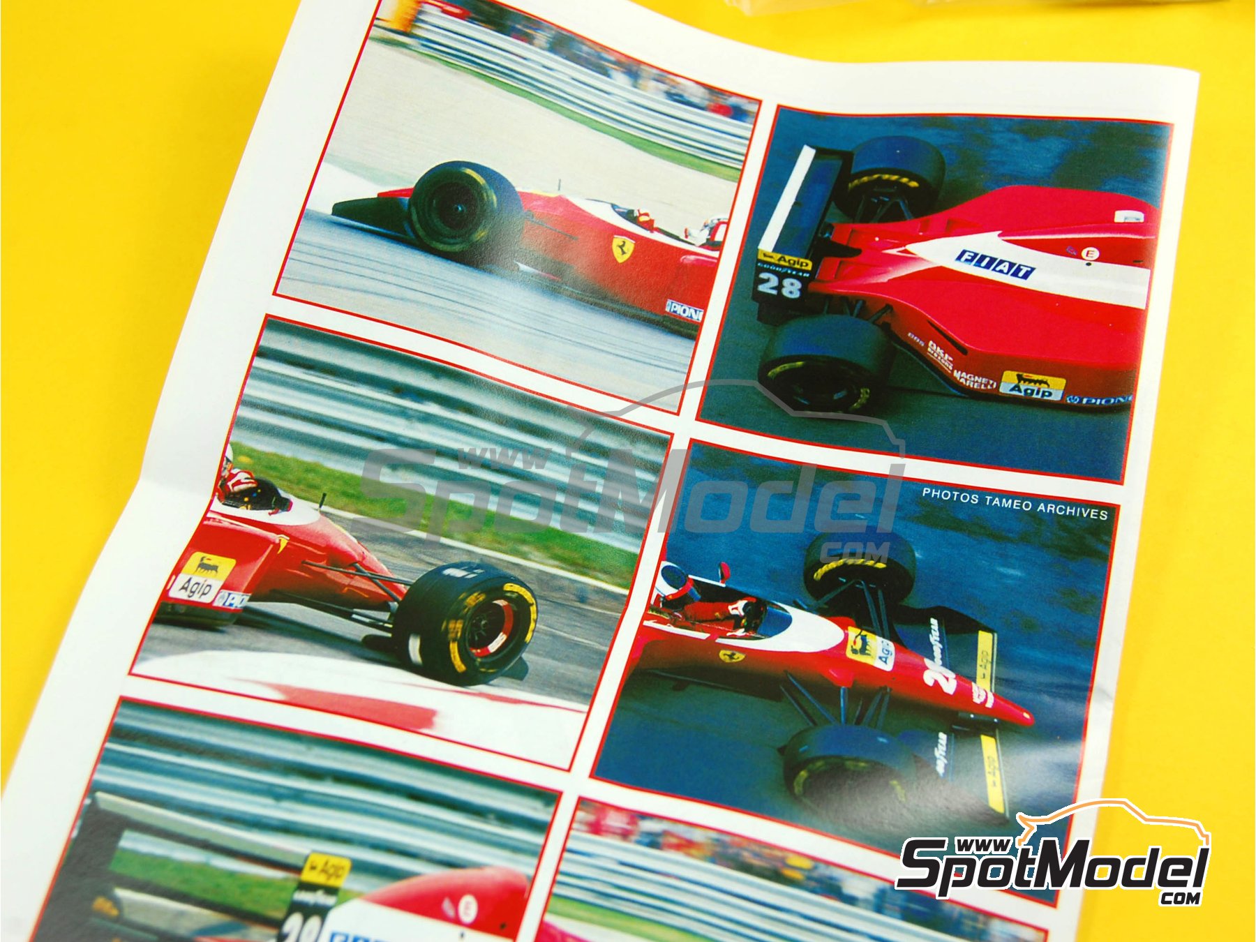 MR. CRAFT TAMEO Kits Ferrari F93A 1993 Jean Alesi Course Car Rouge Avec