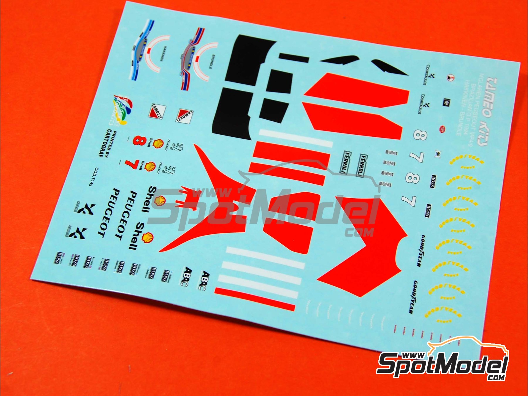 F1 MCLAREN PEUGEOT MP4/9 formule 1 # 8 BRUNDLE 1994 au 1/18 MINICHAMPS 530941808 EUR 95,00 - FR