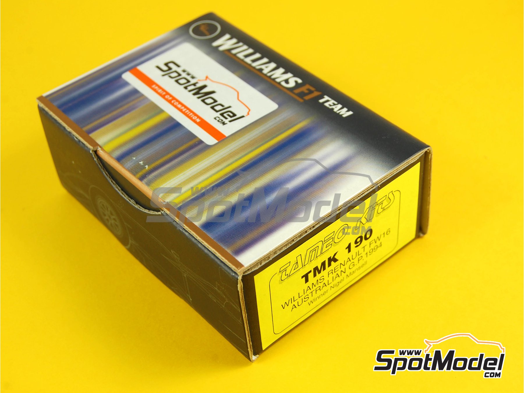 Tameo Kits TMK190: Car scale model kit 1/43 scale - Williams 