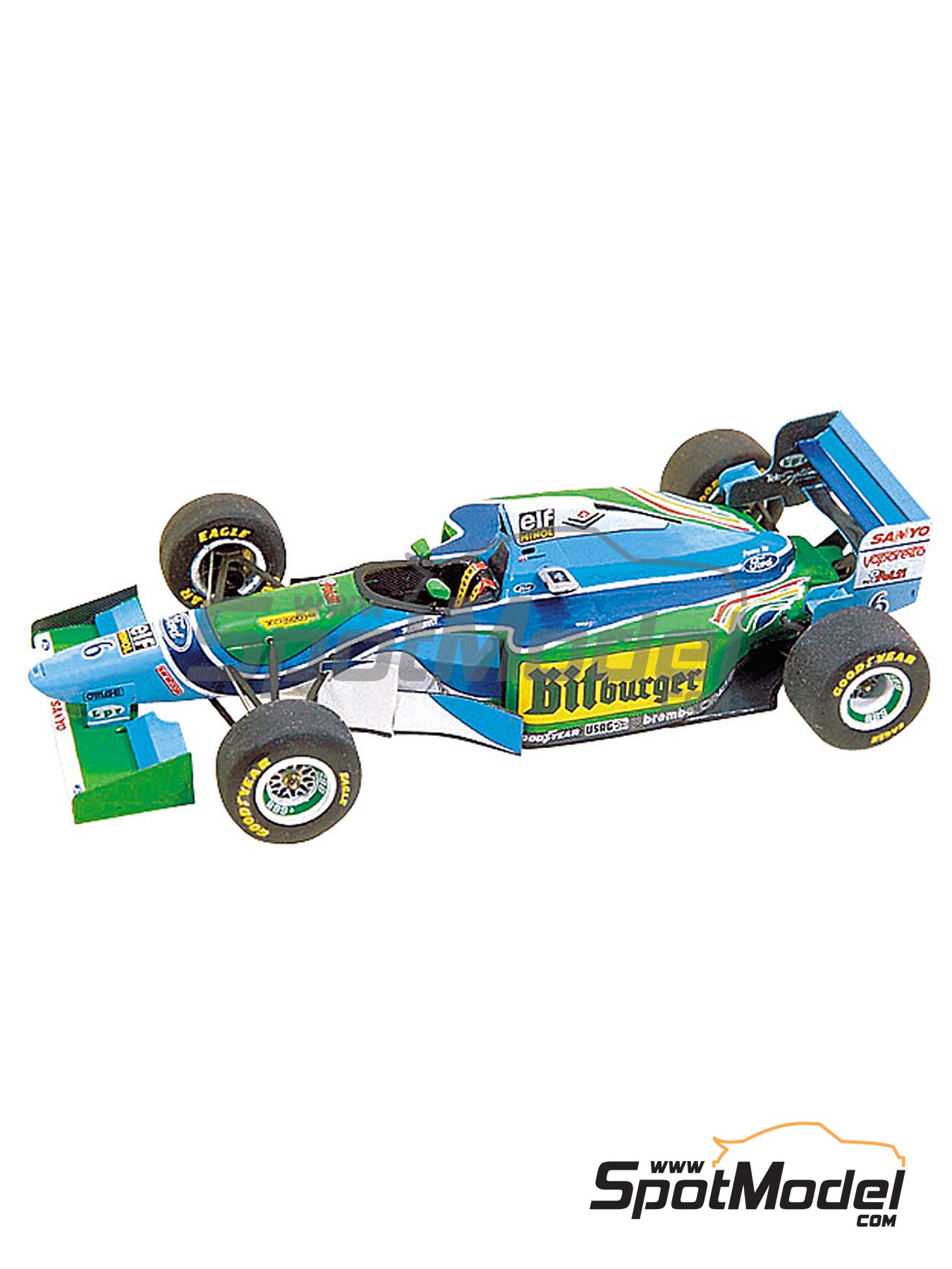 etc 1:18 Namenszug Decals für Schumacher Benetton B193 von Minichamps