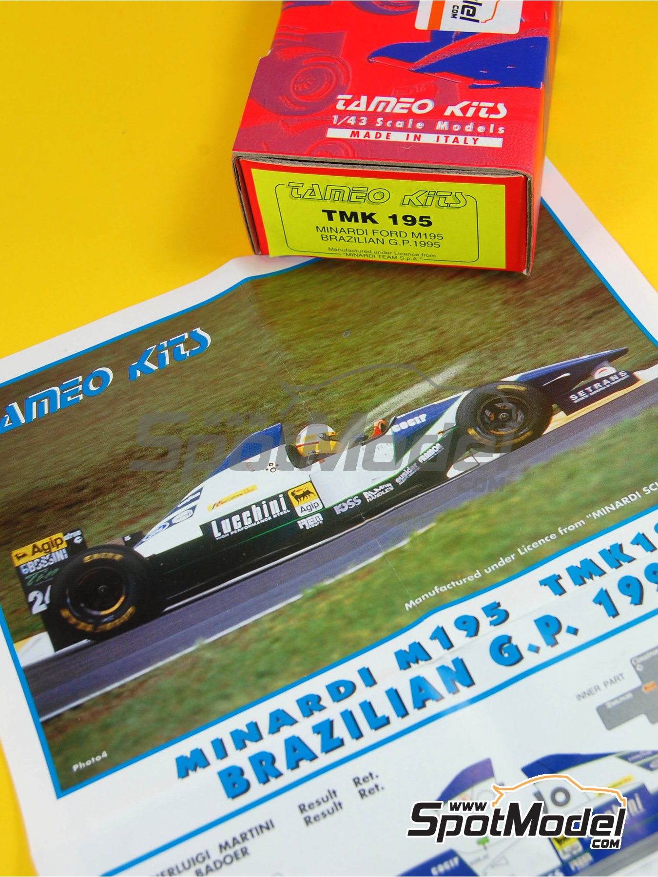 Kit TAMEO 1/43 Minardi Ford F1 GP Europe 1999 - TMK283 - À Monter
