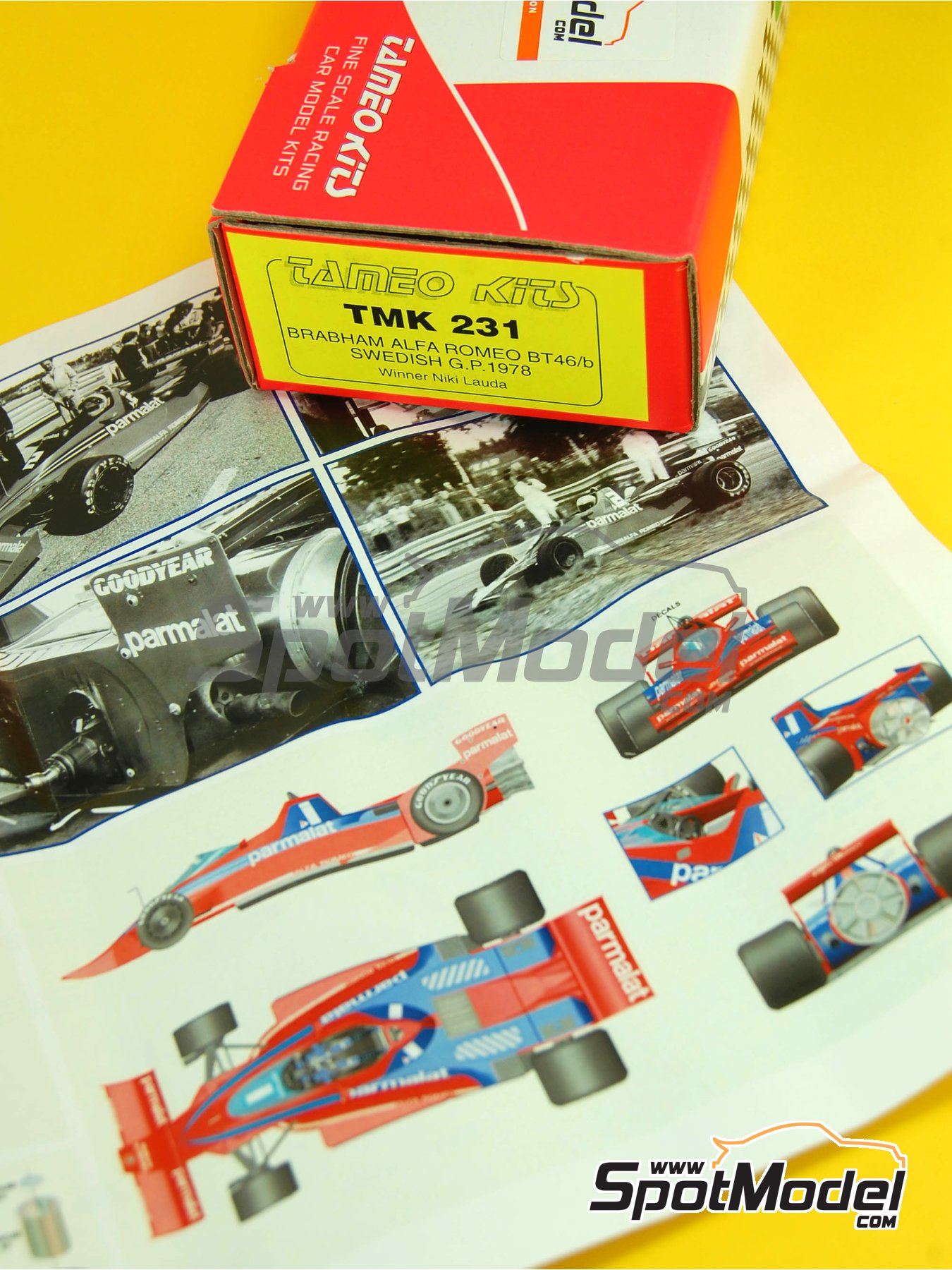 Formula 1 BRABHAM BT46B Niki Lauda 1978 - 1:24 Diecast F1 model