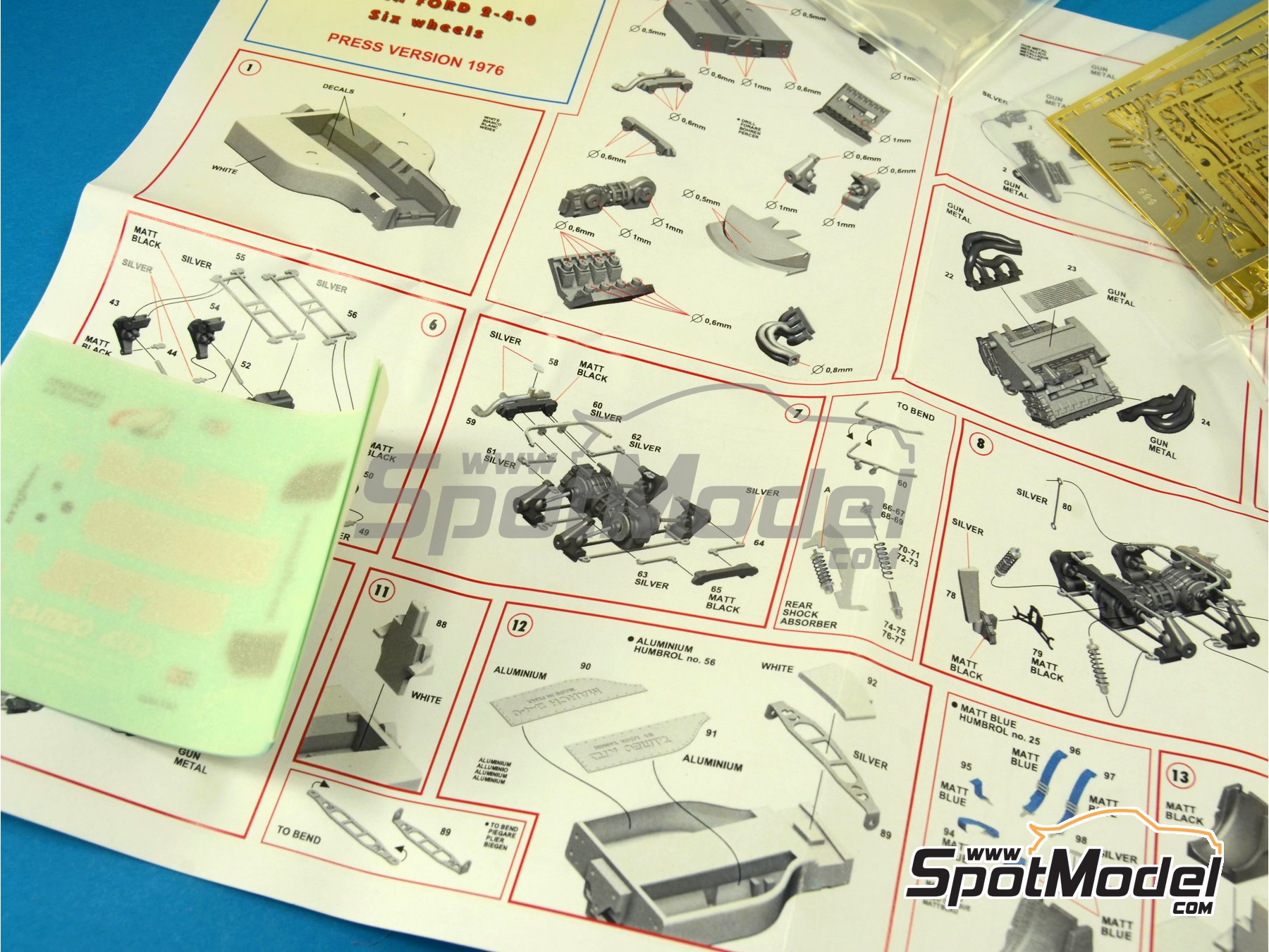 Image 2: March Ford 2-4-0 - Version de presentación 1976 | Maqueta de coche en escala 1/43 fabricado por Tameo Kits (ref. TMK260)