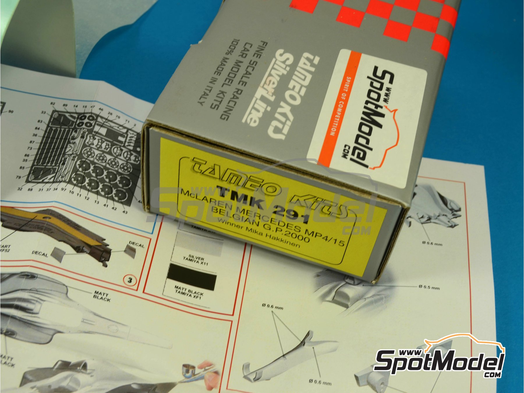 1/43 キット TMK 291 West マクラーレン MP4-15 / McLaren MP4-15 第13戦ベルギーGP 優勝 2000