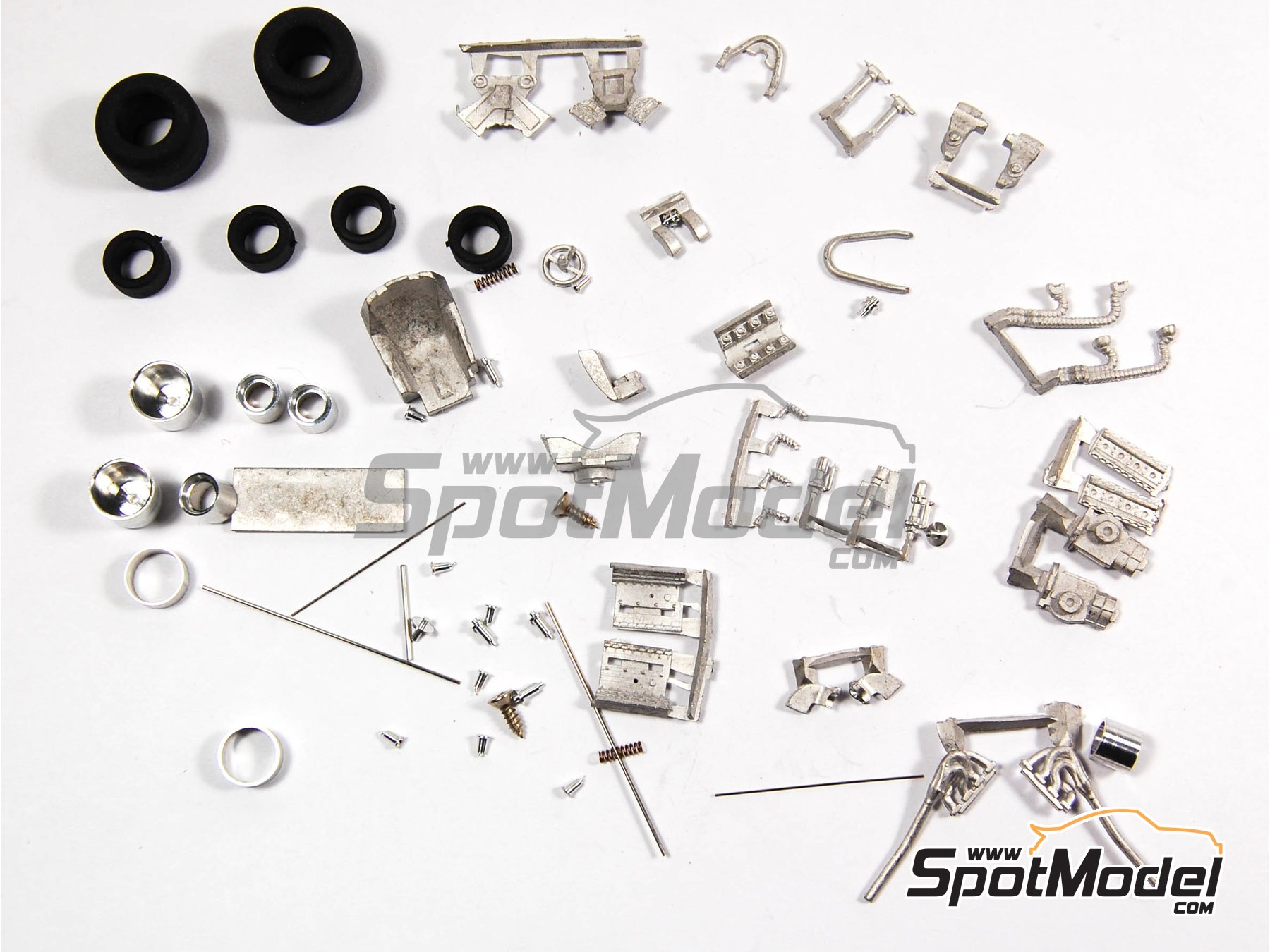 Image 7: Tyrrell Ford P34 Six Wheels seis ruedas Equipo Tyrrell Racing patrocinado por ELF - Gran Premio de Formula 1 de Holanda 1976 | Maqueta de coche en escala&nbsp;1/43 fabricado por Tameo Kits (ref.&nbsp;TMK299)