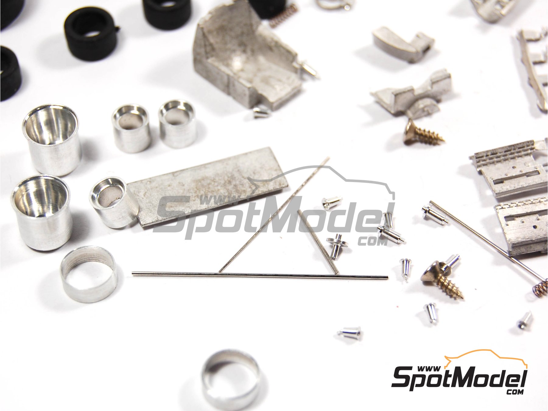 Image 9: Tyrrell Ford P34 Six Wheels seis ruedas Equipo Tyrrell Racing patrocinado por ELF - Gran Premio de Formula 1 de Holanda 1976 | Maqueta de coche en escala&nbsp;1/43 fabricado por Tameo Kits (ref.&nbsp;TMK299)