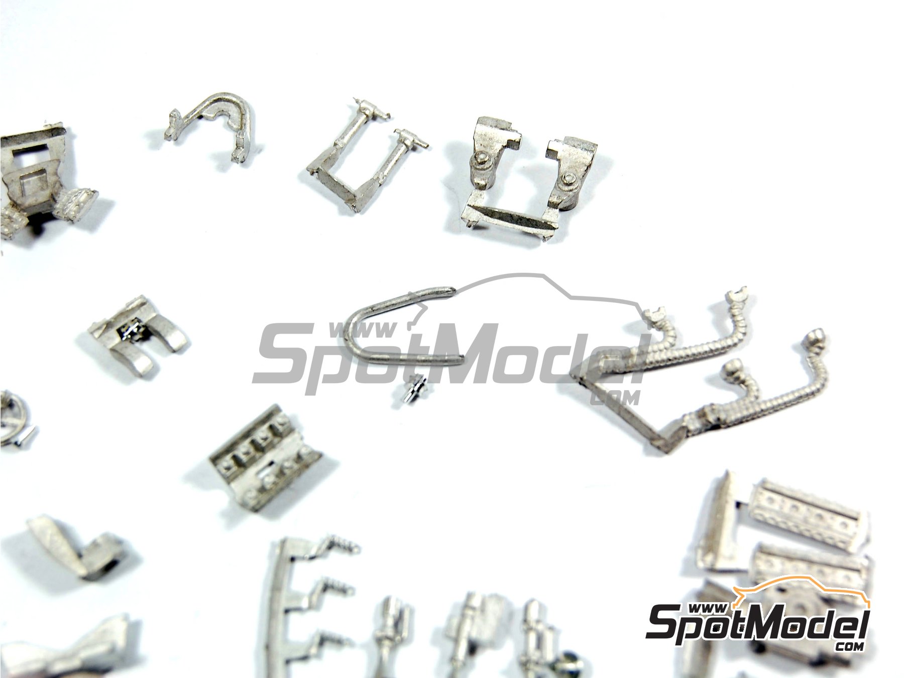 Image 12: Tyrrell Ford P34 Six Wheels seis ruedas Equipo Tyrrell Racing patrocinado por ELF - Gran Premio de Formula 1 de Holanda 1976 | Maqueta de coche en escala&nbsp;1/43 fabricado por Tameo Kits (ref.&nbsp;TMK299)