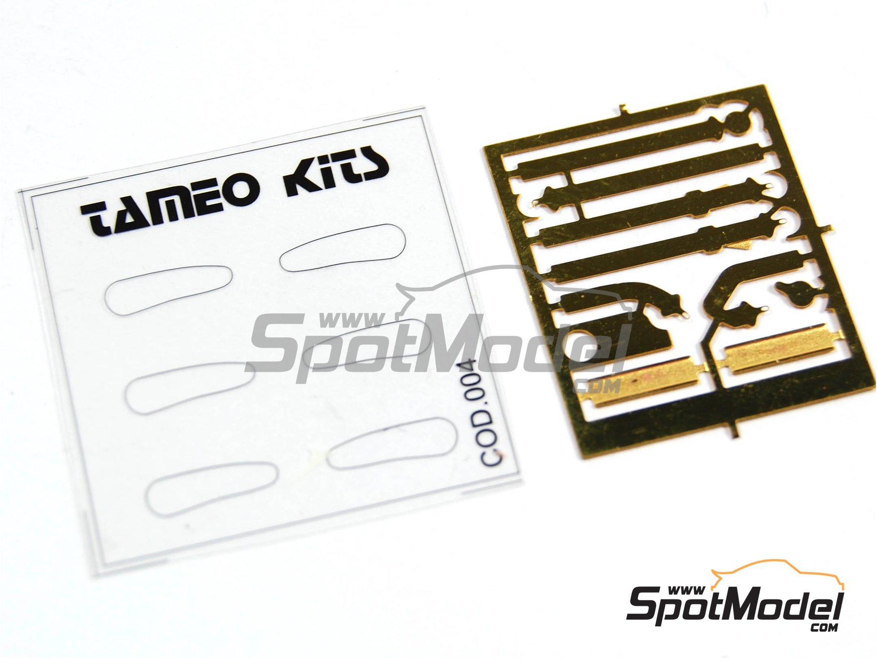 Image 15: Tyrrell Ford P34 Six Wheels seis ruedas Equipo Tyrrell Racing patrocinado por ELF - Gran Premio de Formula 1 de Holanda 1976 | Maqueta de coche en escala&nbsp;1/43 fabricado por Tameo Kits (ref.&nbsp;TMK299)