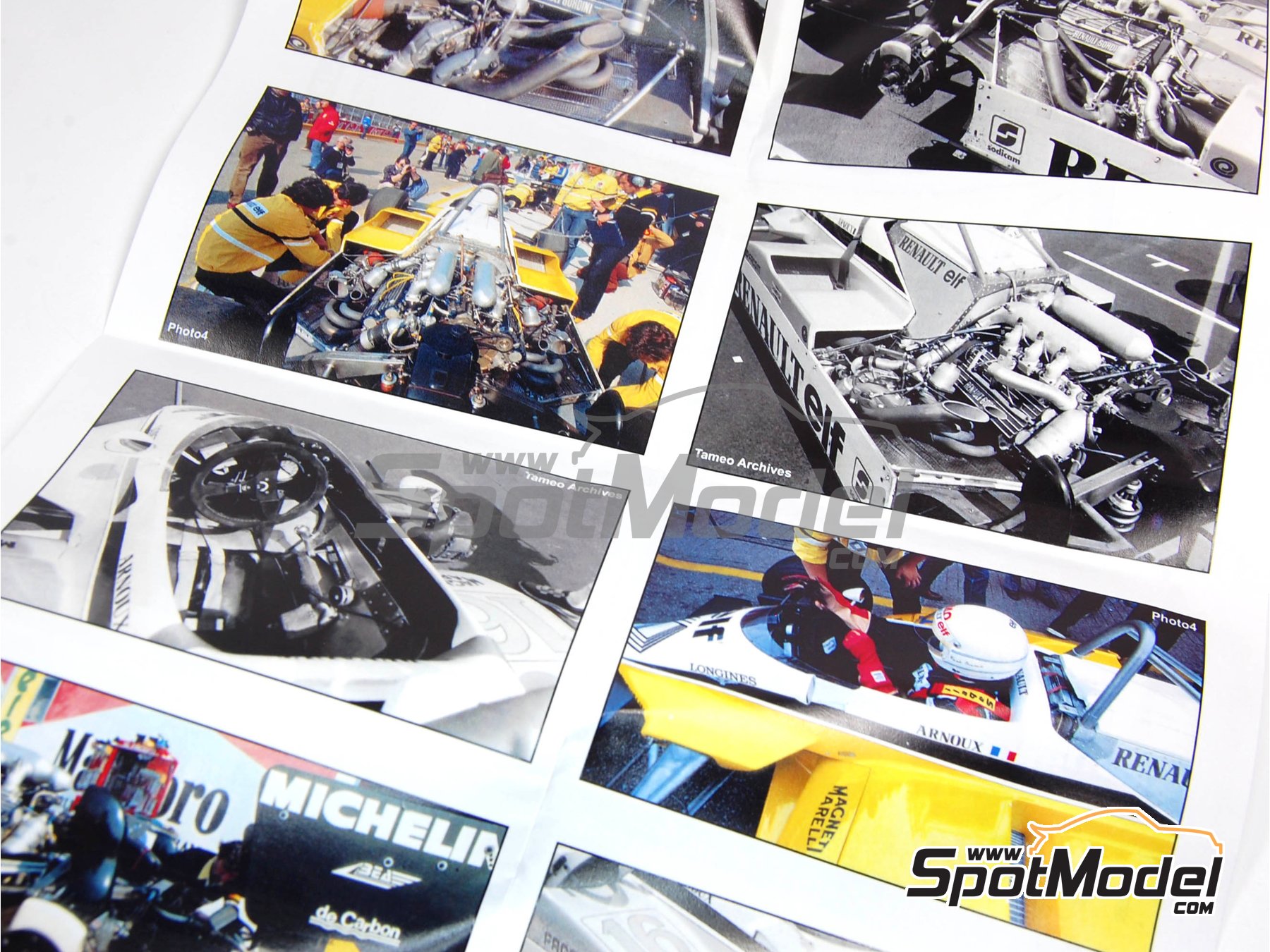 Image 7: Renault Turbo RE30B Equipo Renault F1 patrocinado por ELF - Gran Premio de F&oacute;rmula 1 de Italia 1982 | Maqueta de coche en escala&nbsp;1/43 fabricado por Tameo Kits (ref.&nbsp;TMK306)