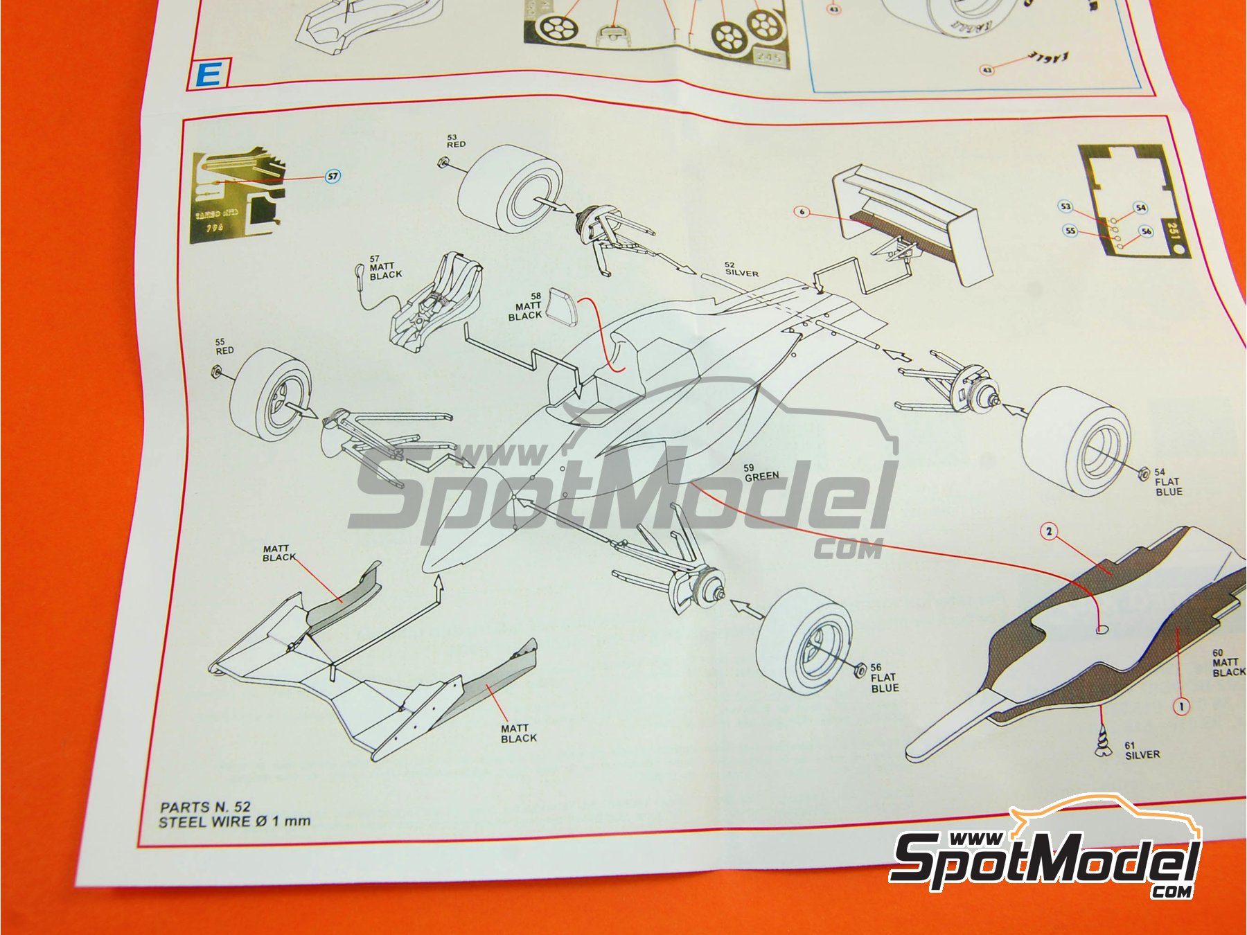 Image 8: Jordan Ford J191 Equipo Jordan Grand Prix patrocinado por Fujifilm 7UP - Gran Premio de F&oacute;rmula 1 de Belgica 1991 | Maqueta de coche en escala&nbsp;1/43 fabricado por Tameo Kits (ref.&nbsp;TMK322)