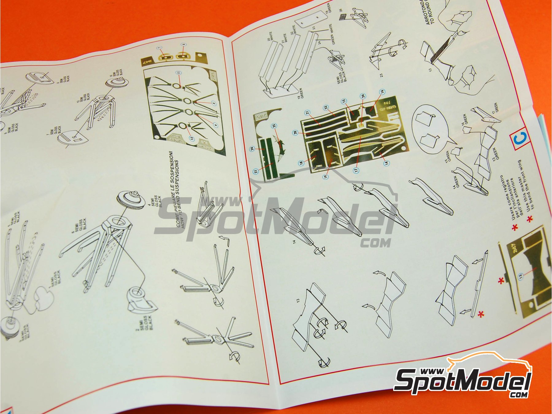 Image 10: Jordan Ford J191 Equipo Jordan Grand Prix patrocinado por Fujifilm 7UP - Gran Premio de F&oacute;rmula 1 de Belgica 1991 | Maqueta de coche en escala&nbsp;1/43 fabricado por Tameo Kits (ref.&nbsp;TMK322)