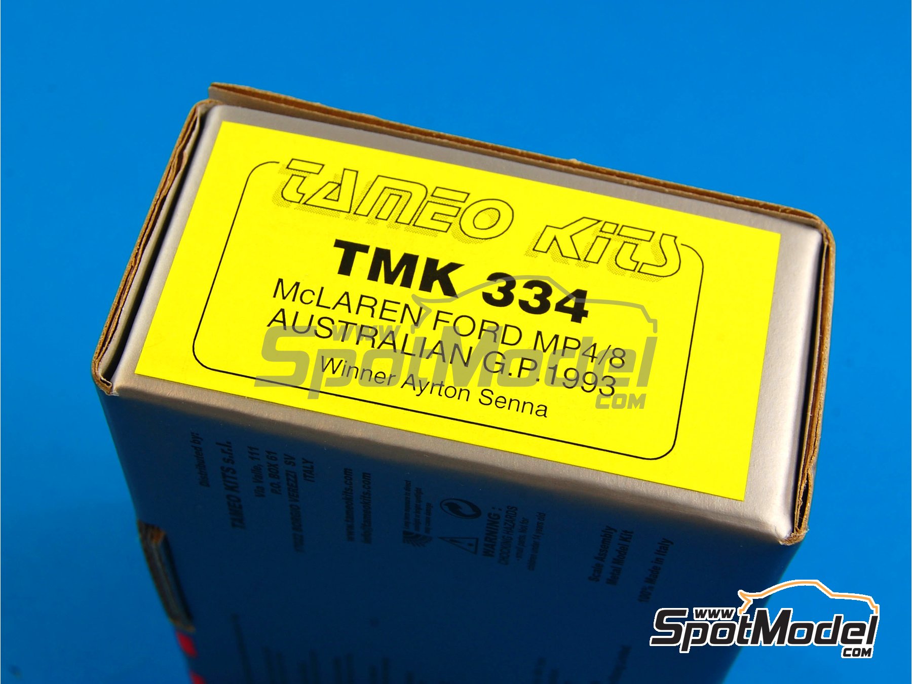 Image 1: McLaren Ford MP4/8 Equipo McLaren Racing Limited patrocinado por Marlboro - Gran Premio de Fórmula 1 de Australia 1993 | Maqueta de coche en escala 1/43 fabricado por Tameo Kits (ref. TMK334)