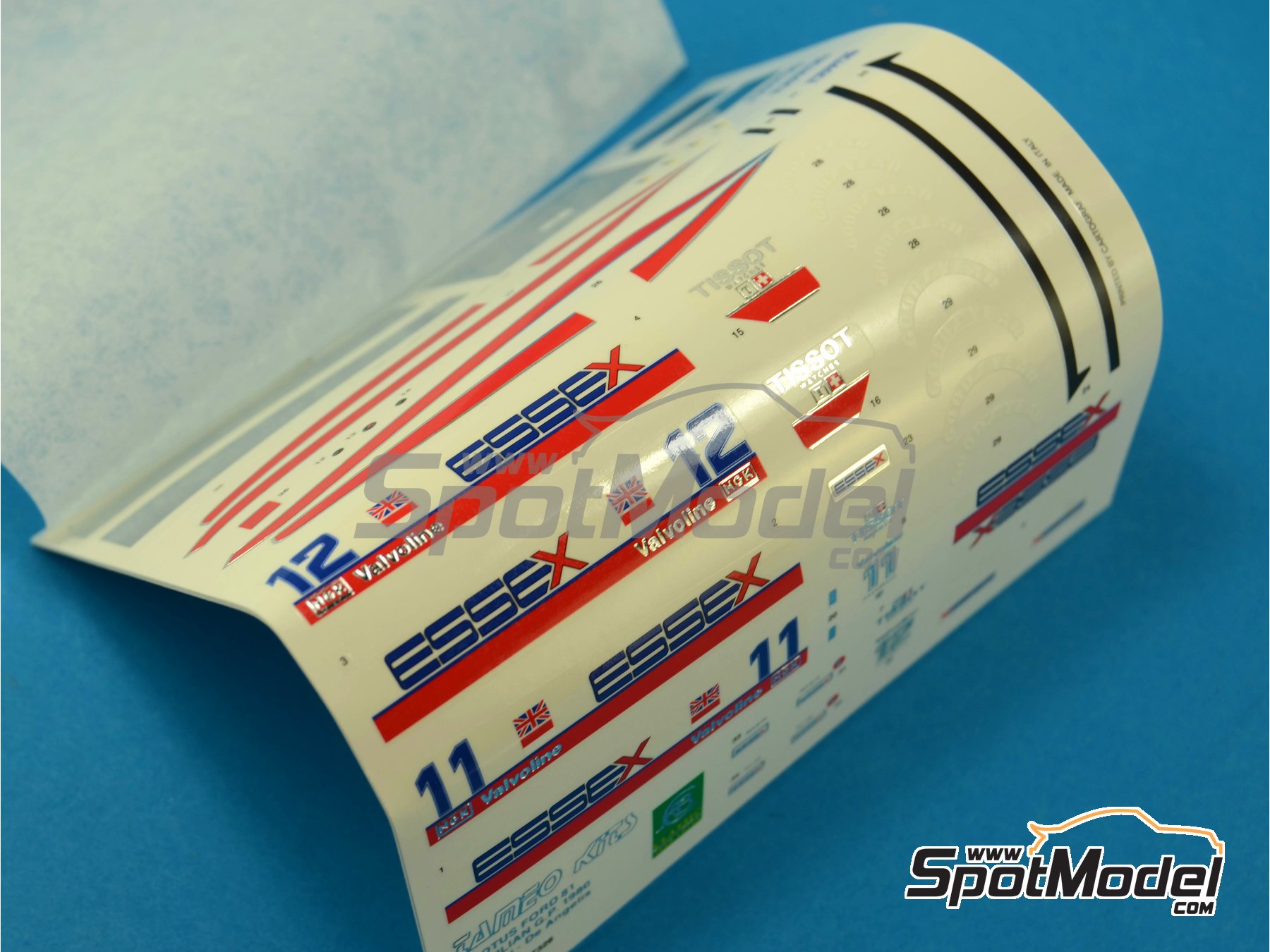 Image 2: Lotus Ford 81 Equipo Lotus patrocinado por Essex - Gran Premio de F&oacute;rmula 1 de Brasil 1980 | Maqueta de coche en escala&nbsp;1/43 fabricado por Tameo Kits (ref.&nbsp;TMK338)