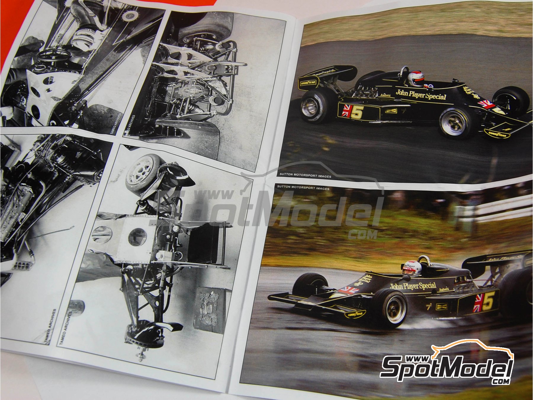 Image 17: Lotus Ford 77 Equipo Lotus patrocinado por John Player Special - Gran Premio de F&oacute;rmula 1 de Jap&oacute;n 1976 | Maqueta de coche en escala&nbsp;1/43 fabricado por Tameo Kits (ref.&nbsp;TMK340)