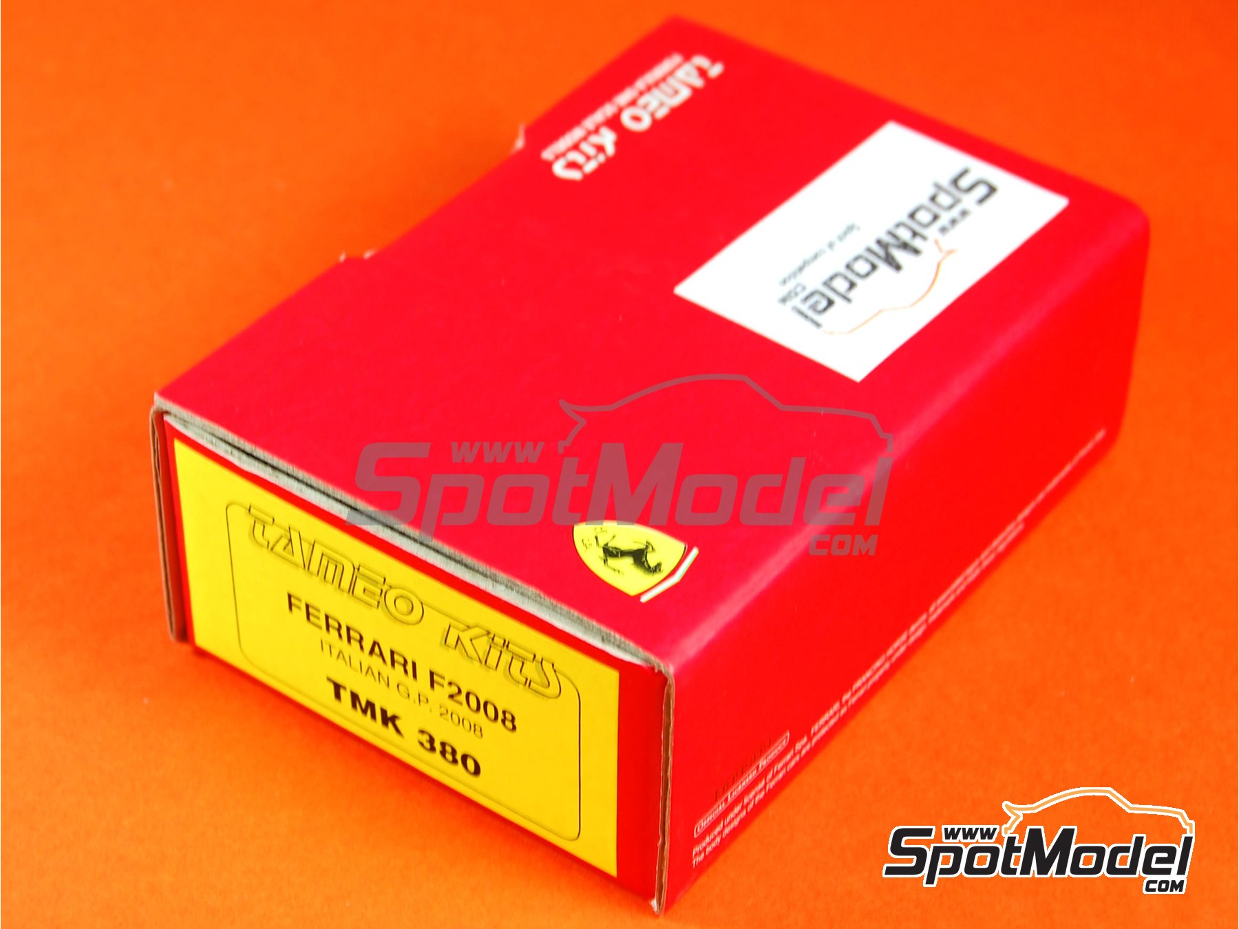 Image 2: Ferrari F2008 Equipo Scuderia Ferrari patrocinado por Shell - Gran Premio de F&oacute;rmula 1 de Italia 2008 | Maqueta de coche en escala&nbsp;1/43 fabricado por Tameo Kits (ref.&nbsp;TMK380)