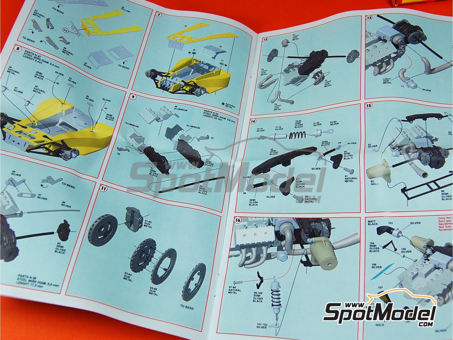 Image 11: Renault RS01 Turbo Equipo Renault F1 patrocinado por ELF - Gran Premio de F&oacute;rmula 1 de Inglaterra 1977 | Maqueta de coche en escala&nbsp;1/43 fabricado por Tameo Kits (ref.&nbsp;TMK381)