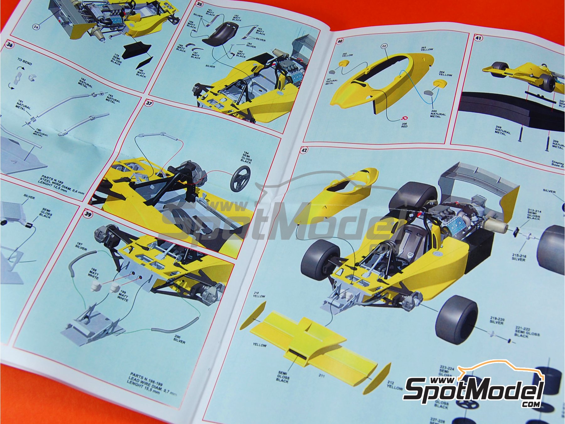 Image 14: Renault RS01 Turbo Equipo Renault F1 patrocinado por ELF - Gran Premio de F&oacute;rmula 1 de Inglaterra 1977 | Maqueta de coche en escala&nbsp;1/43 fabricado por Tameo Kits (ref.&nbsp;TMK381)