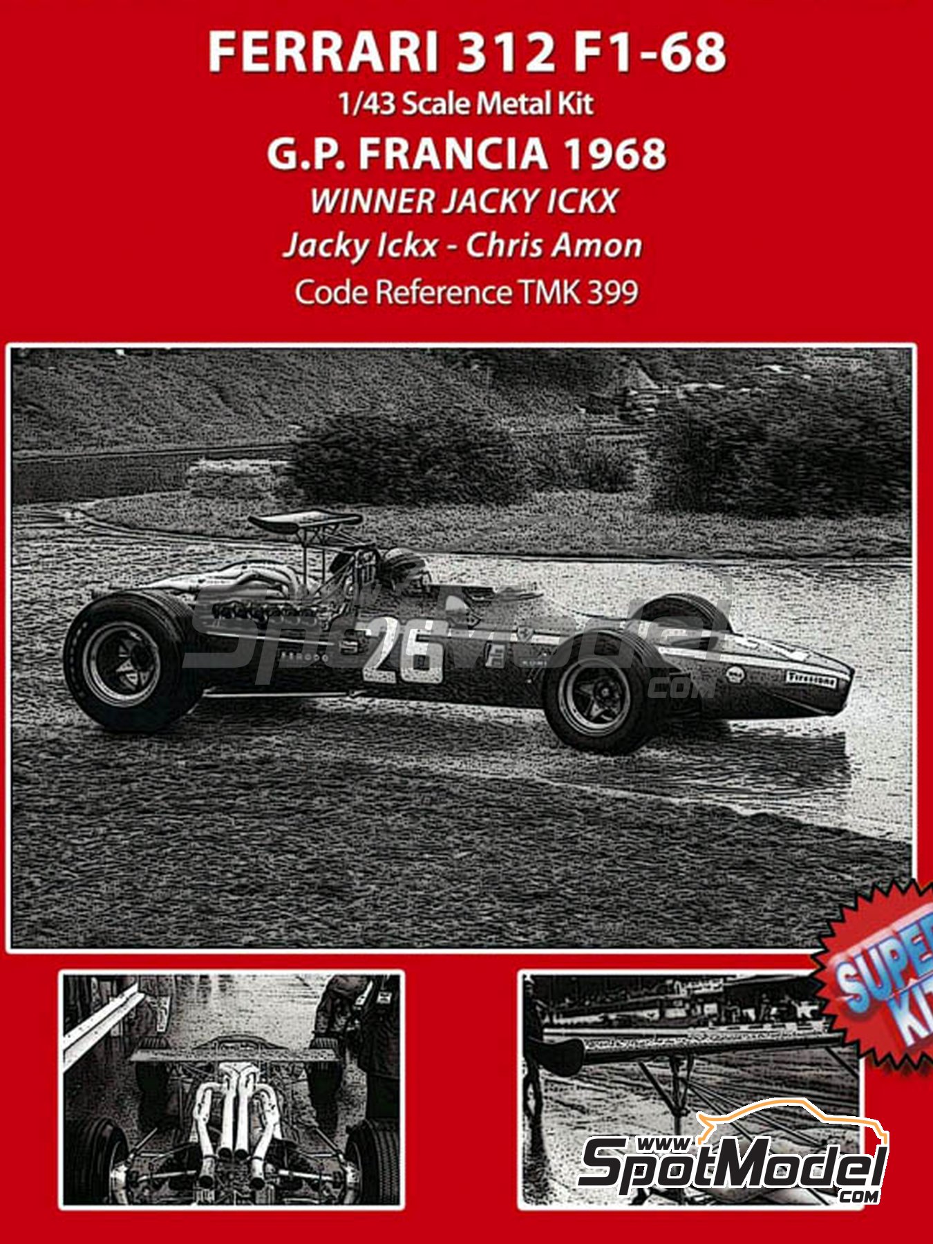 Decals Ferrari 312 PB Le Mans 1972 1 2 test 18 1:32 1:24 1:43 1:18 312PB decals