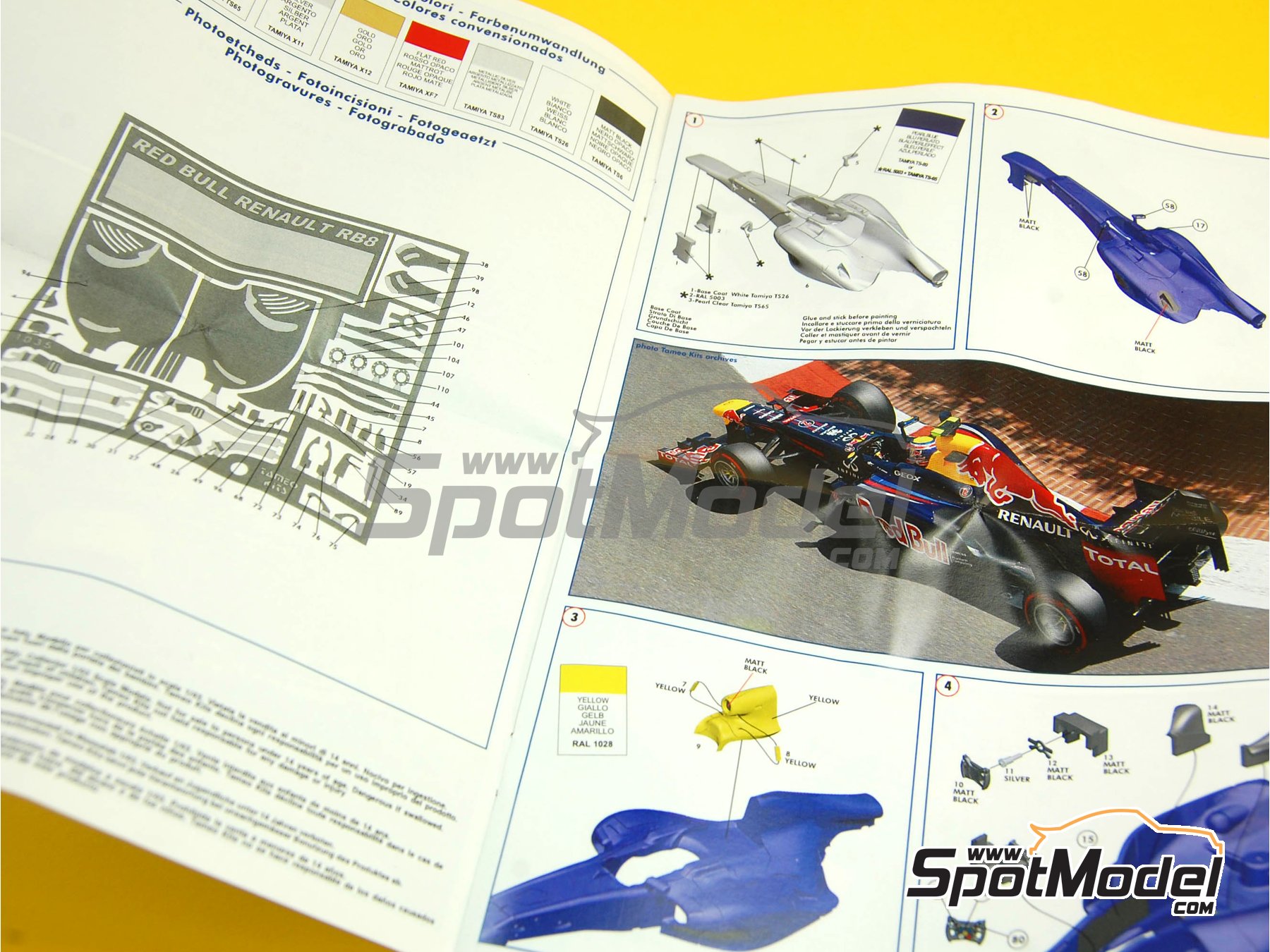 Image 1: RB Racing Renault RB8 - Gran Premio de Formula 1 de M&oacute;naco 2012 | Maqueta de coche en escala&nbsp;1/43 fabricado por Tameo Kits (ref.&nbsp;TMK408)