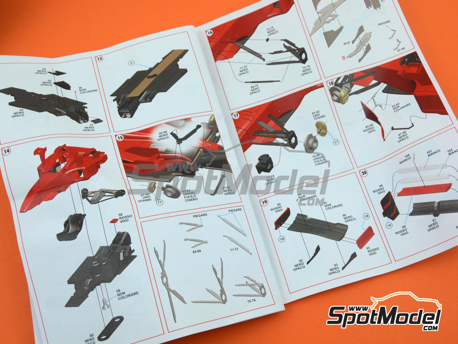 Image 7: Ferrari F300 Equipo Scuderia Ferrari - Gran Premio de F&oacute;rmula 1 de San Marino 1998 | Maqueta de coche en escala&nbsp;1/43 fabricado por Tameo Kits (ref.&nbsp;TMK444)