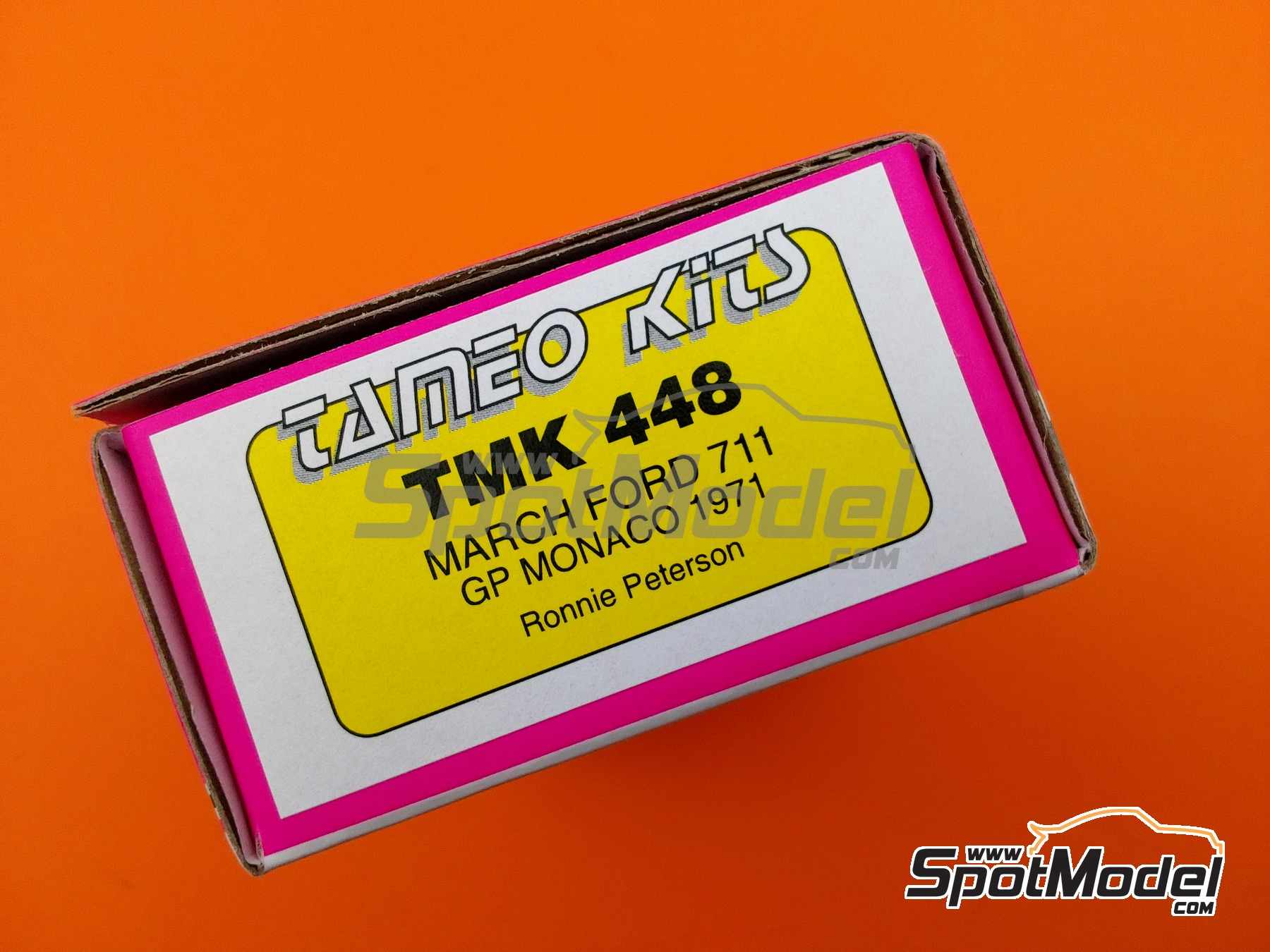 Image 5: March Ford 711 Equipo March Racing patrocinado por STP - Gran Premio de Formula 1 de M&oacute;naco 1971 | Maqueta de coche en escala&nbsp;1/43 fabricado por Tameo Kits (ref.&nbsp;TMK448)