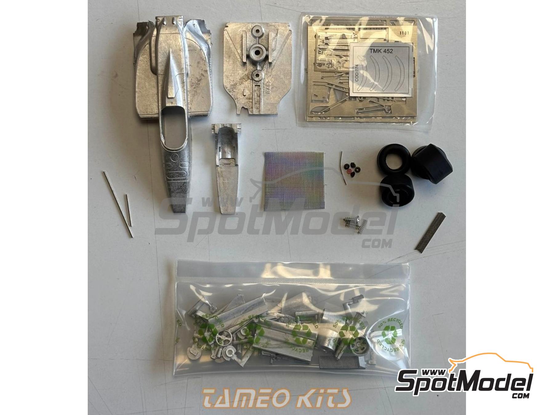 Image 1: Toleman Hart TG185 sponsored by United Colors of Benetton - German Formula 1 Grand Prix 1985 | Car scale model kit in 1/43 scale manufactured by Tameo Kits (ref.&nbsp;TMK452)