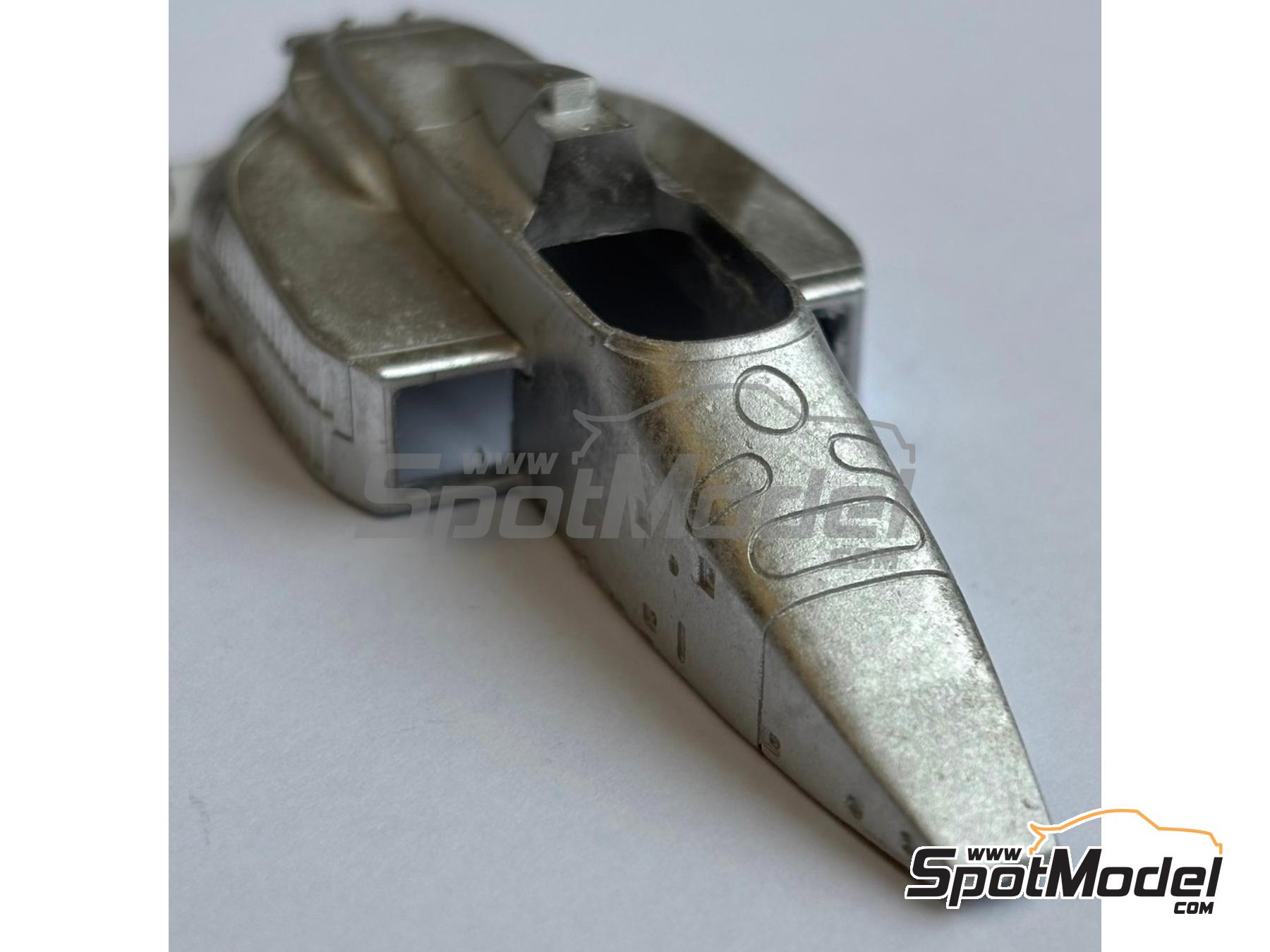 Image 2: Toleman Hart TG185 sponsored by United Colors of Benetton - German Formula 1 Grand Prix 1985 | Car scale model kit in 1/43 scale manufactured by Tameo Kits (ref.&nbsp;TMK452)