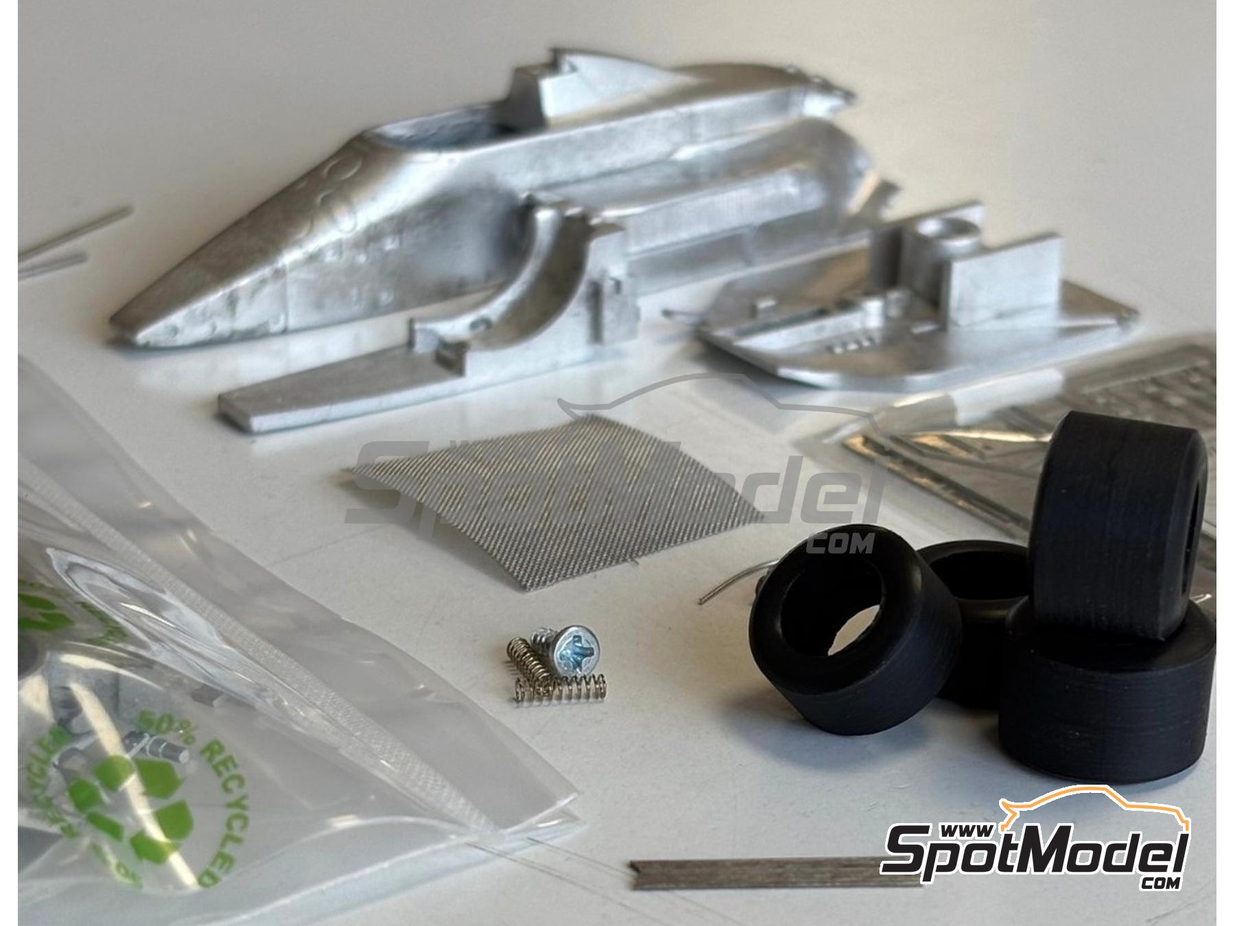 Image 4: Toleman Hart TG185 sponsored by United Colors of Benetton - German Formula 1 Grand Prix 1985 | Car scale model kit in 1/43 scale manufactured by Tameo Kits (ref.&nbsp;TMK452)