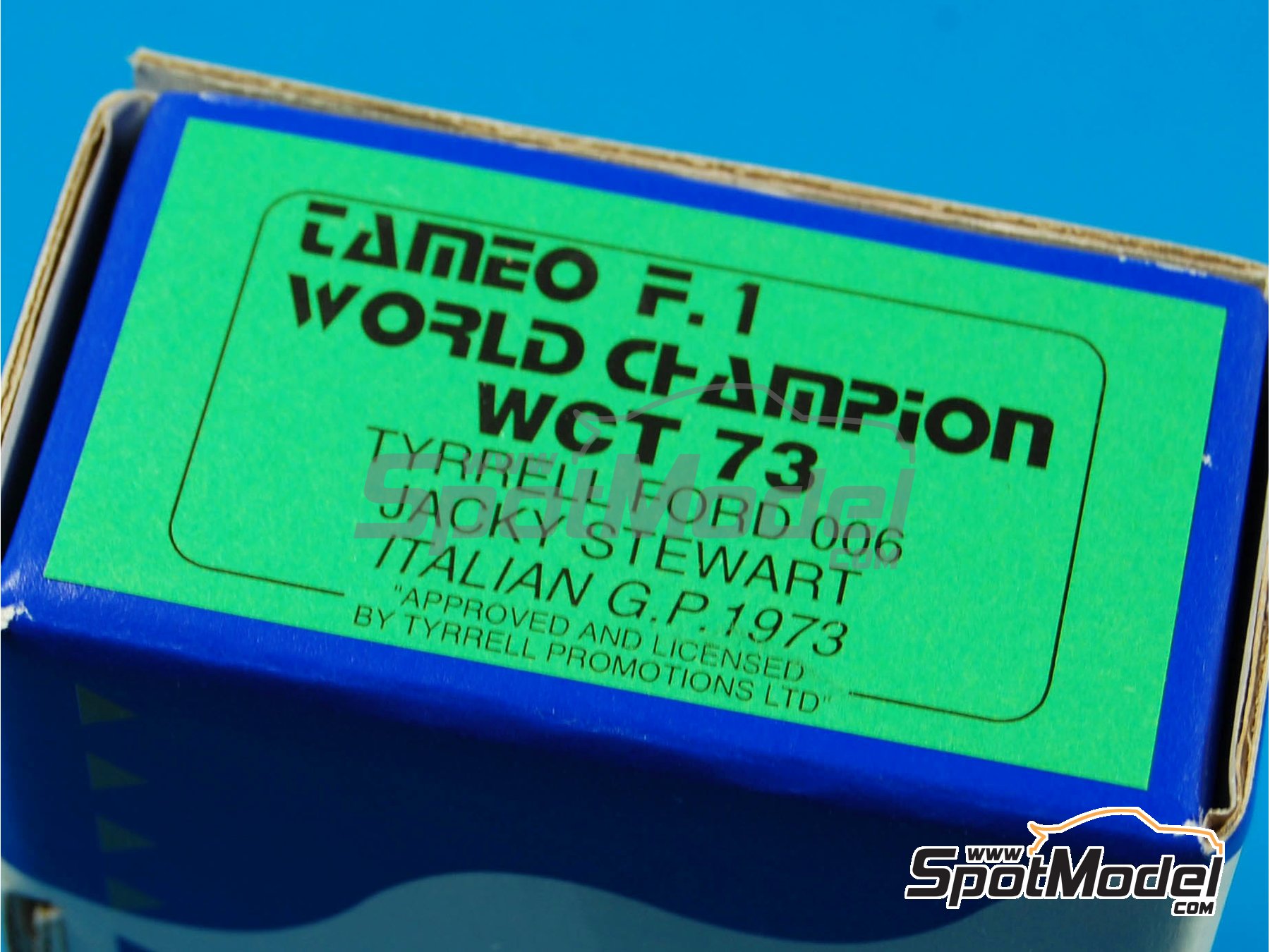 Image 3: Tyrrell Ford 006 Equipo Tyrrell Racing patrocinado por ELF - Gran Premio de F&oacute;rmula 1 de Italia 1973 | Maqueta de coche en escala&nbsp;1/43 fabricado por Tameo Kits (ref.&nbsp;WCT073)