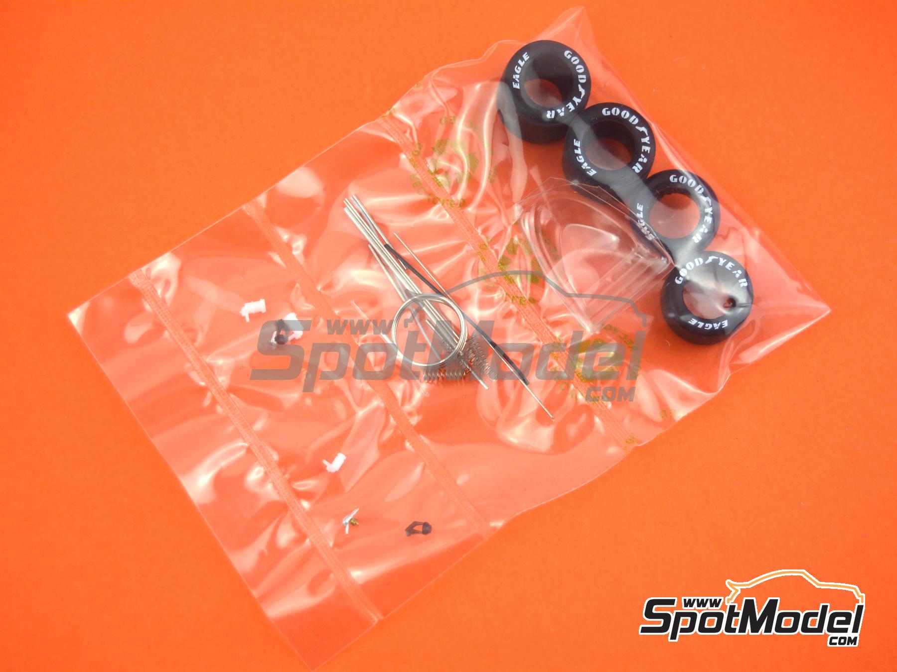 Image 4: McLaren TAG Porsche MP4/2B McLaren Racing Limited Team sponsored by Marlboro - Monaco Formula 1 Grand Prix 1985 | Car scale model kit in 1/43 scale manufactured by Tameo Kits (ref.&nbsp;WCT085)