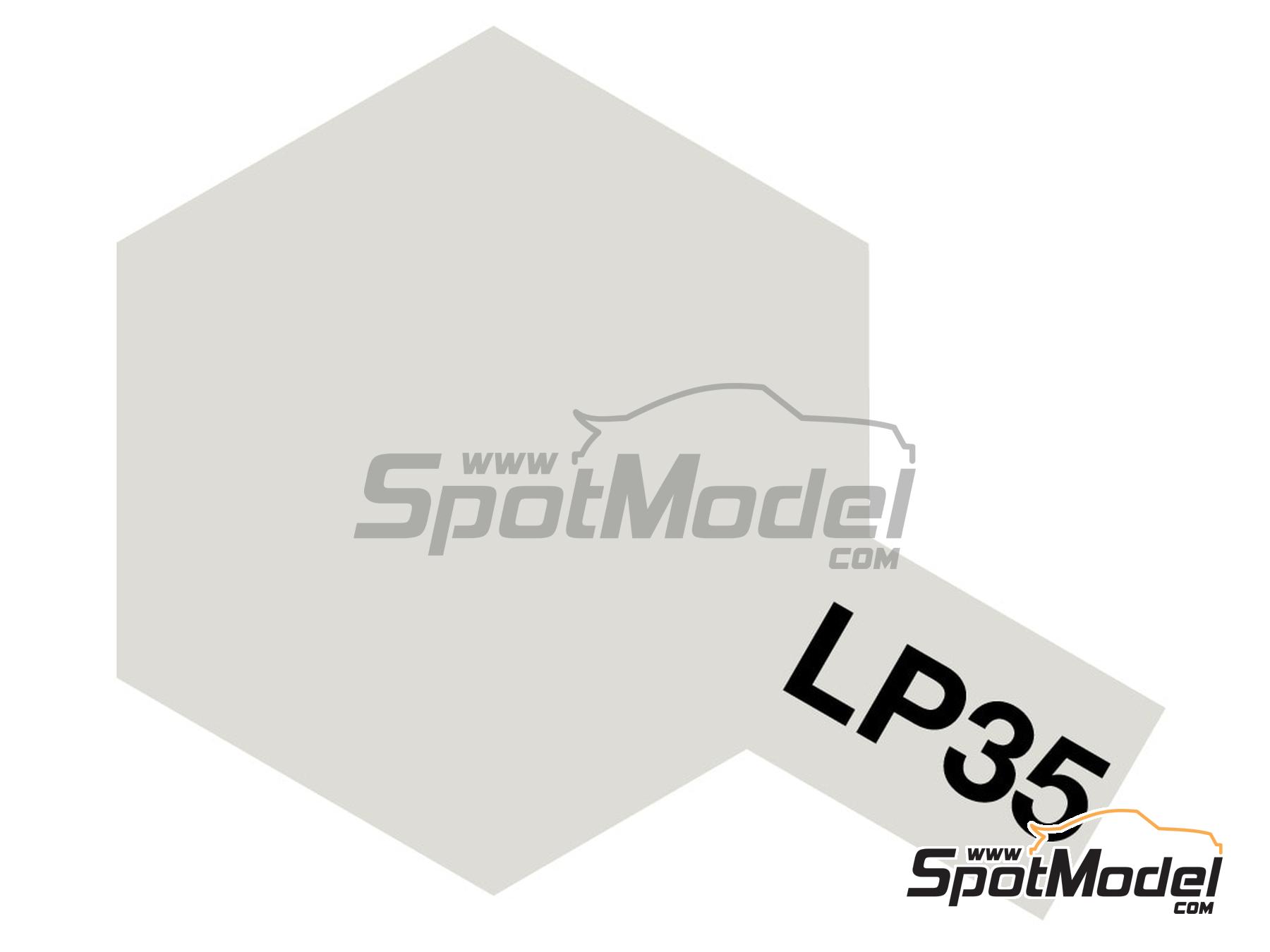 Image 1: Insignia White LP-35 - 1 x 10ml | Lacquer paint manufactured by Tamiya (ref.&nbsp;LP-35, also 45206467, 82135 and TAM82135)