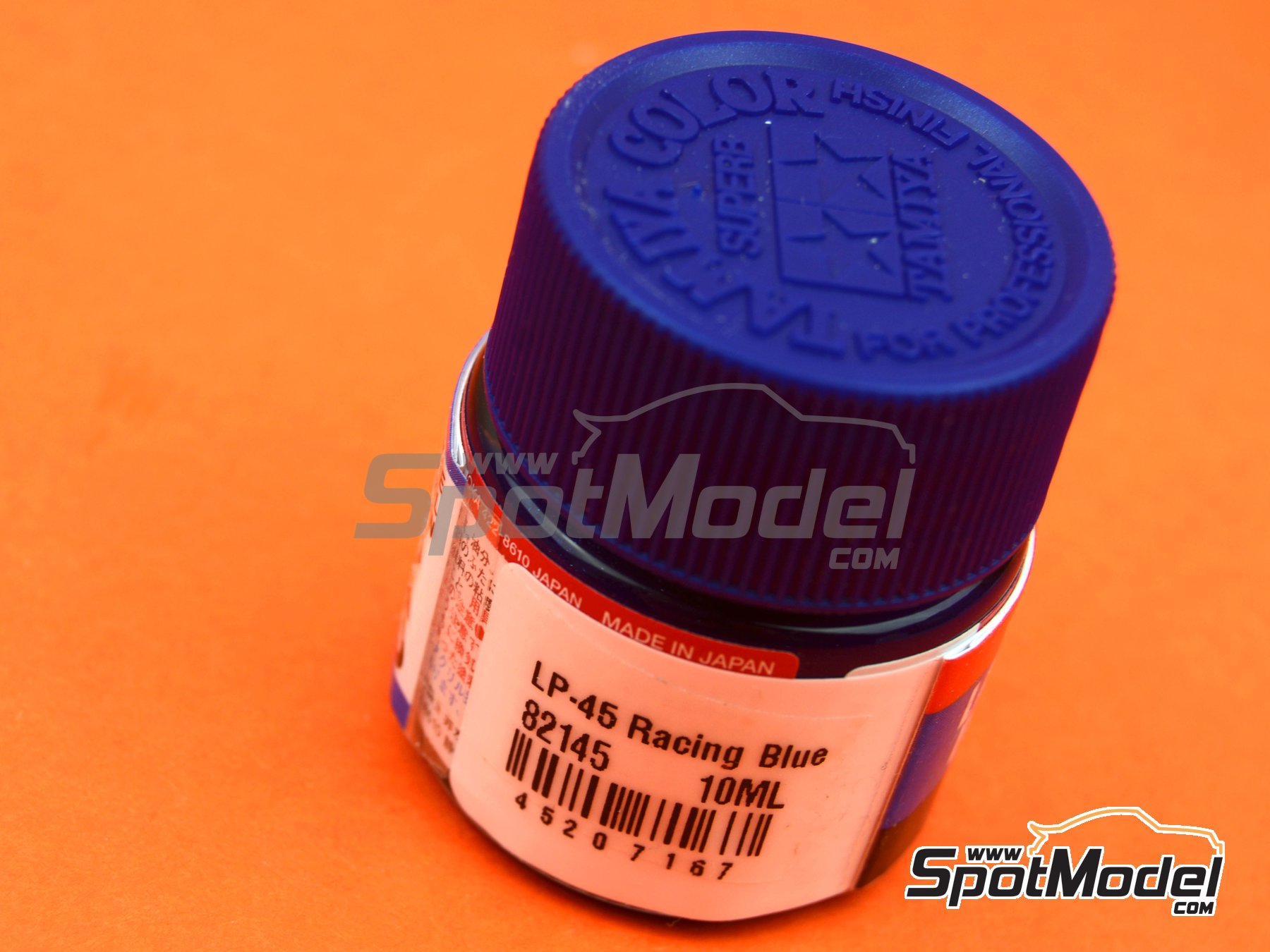 Image 2: Azul racing LP-45 Racing blue - 1 x 10ml | Pintura laca fabricado por Tamiya (ref. LP-45, tambien 45207167, 82145 y TAM82145)